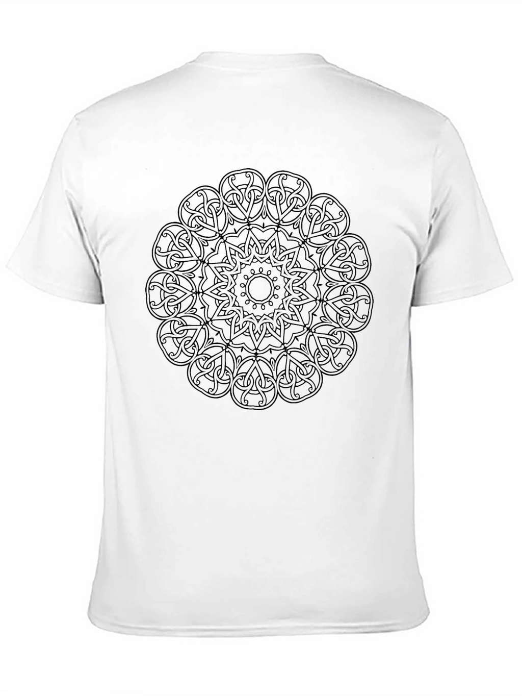 Celtic Knot Mandala Black T-Shirt - Stylish Graphic Tee