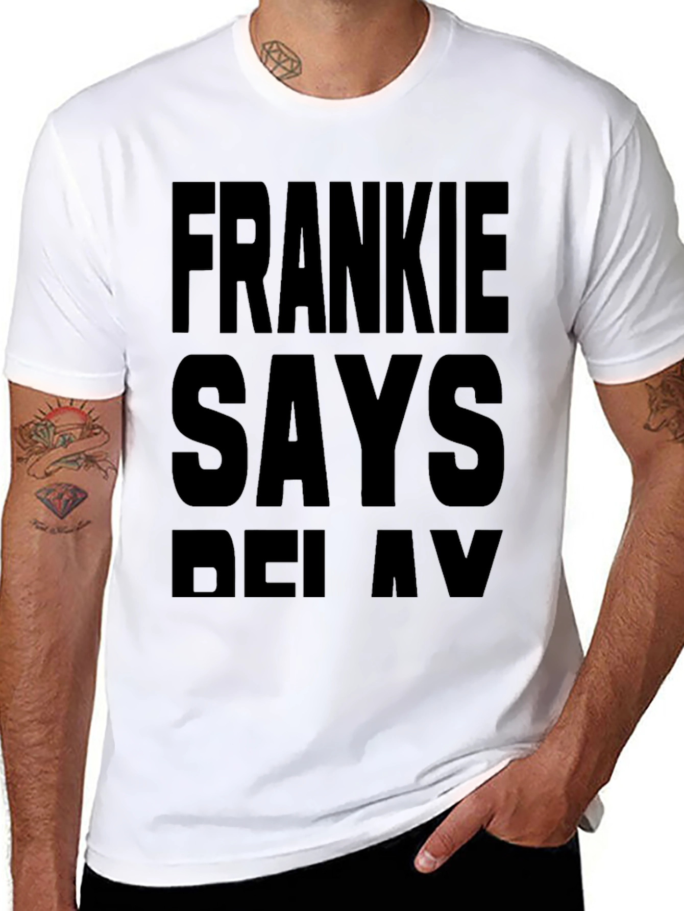 Frankie Says Relax T-Shirt - Bold Graphic Tee