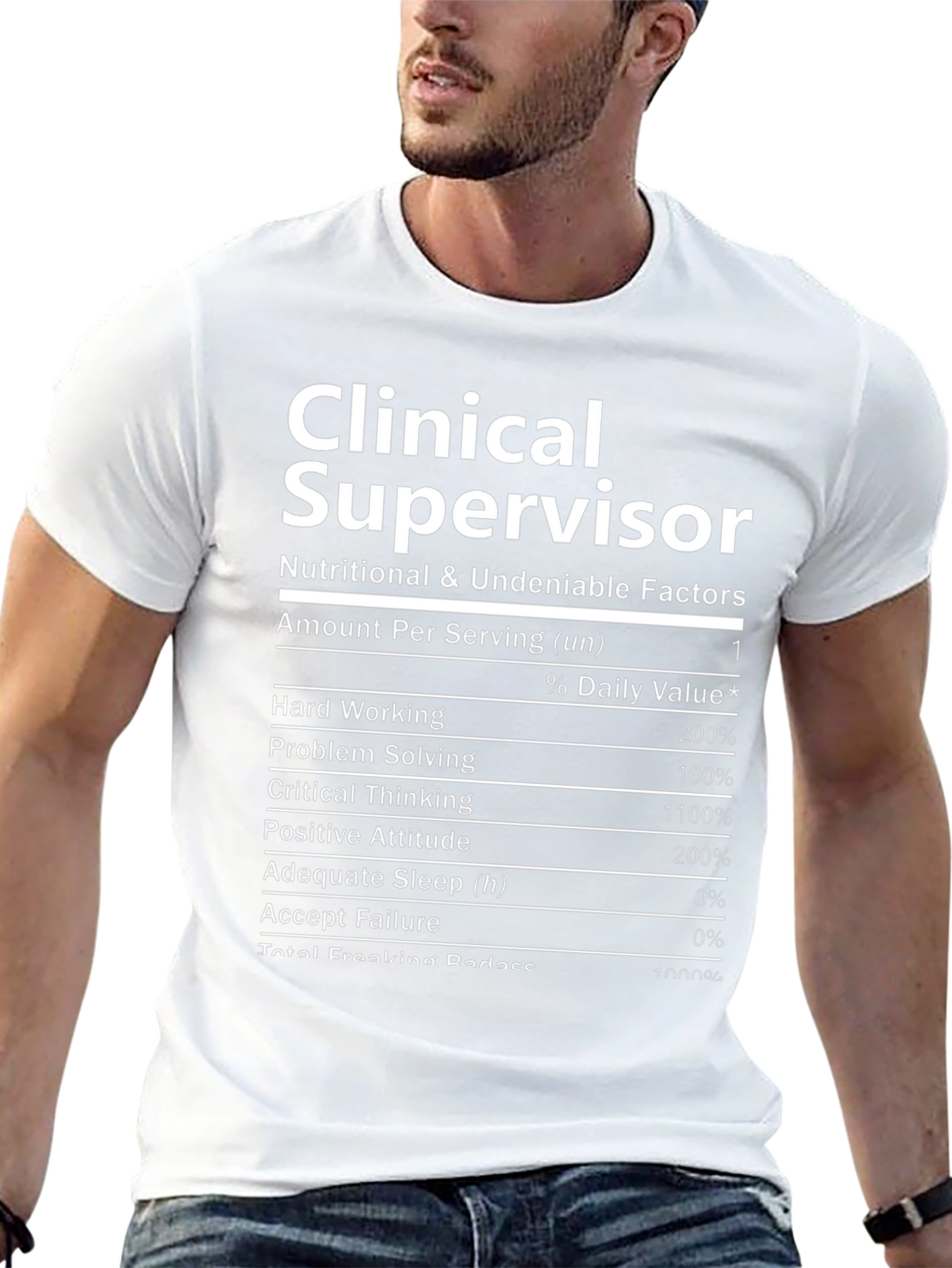 Clinical Supervisor Nutritional Facts T-Shirt