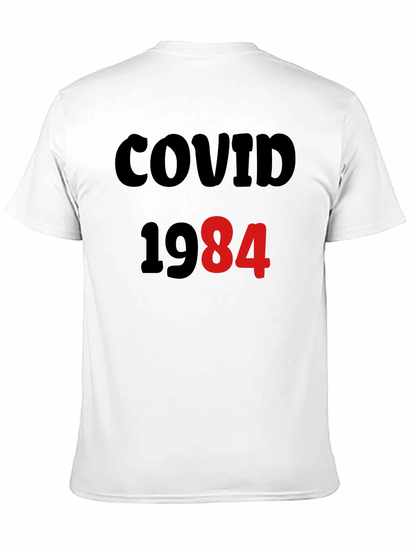 COVID-1984 T-Shirt - Black Novelty Tee