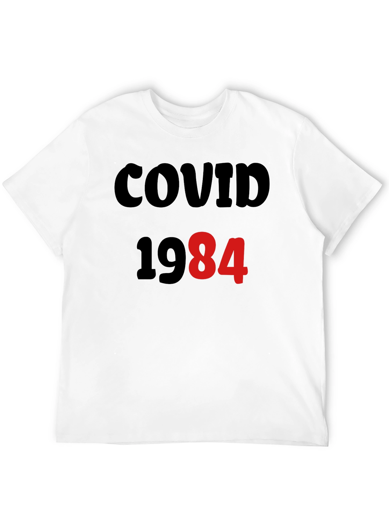 COVID-1984 T-Shirt - Black Novelty Tee
