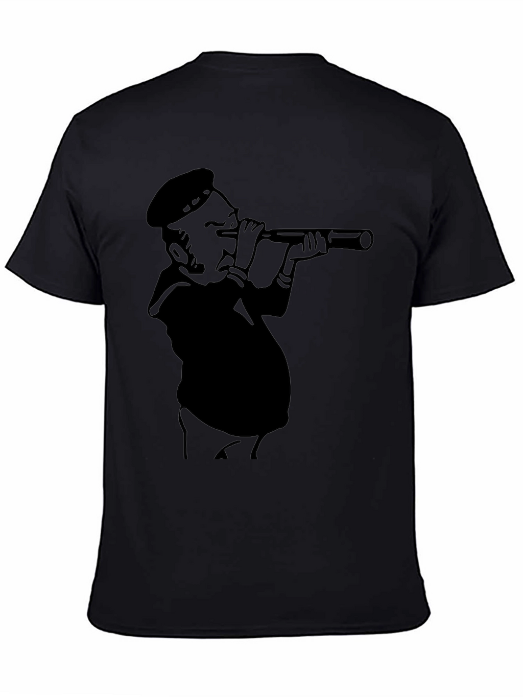 Nautical Lookout T-Shirt - Black Graphic Tee
