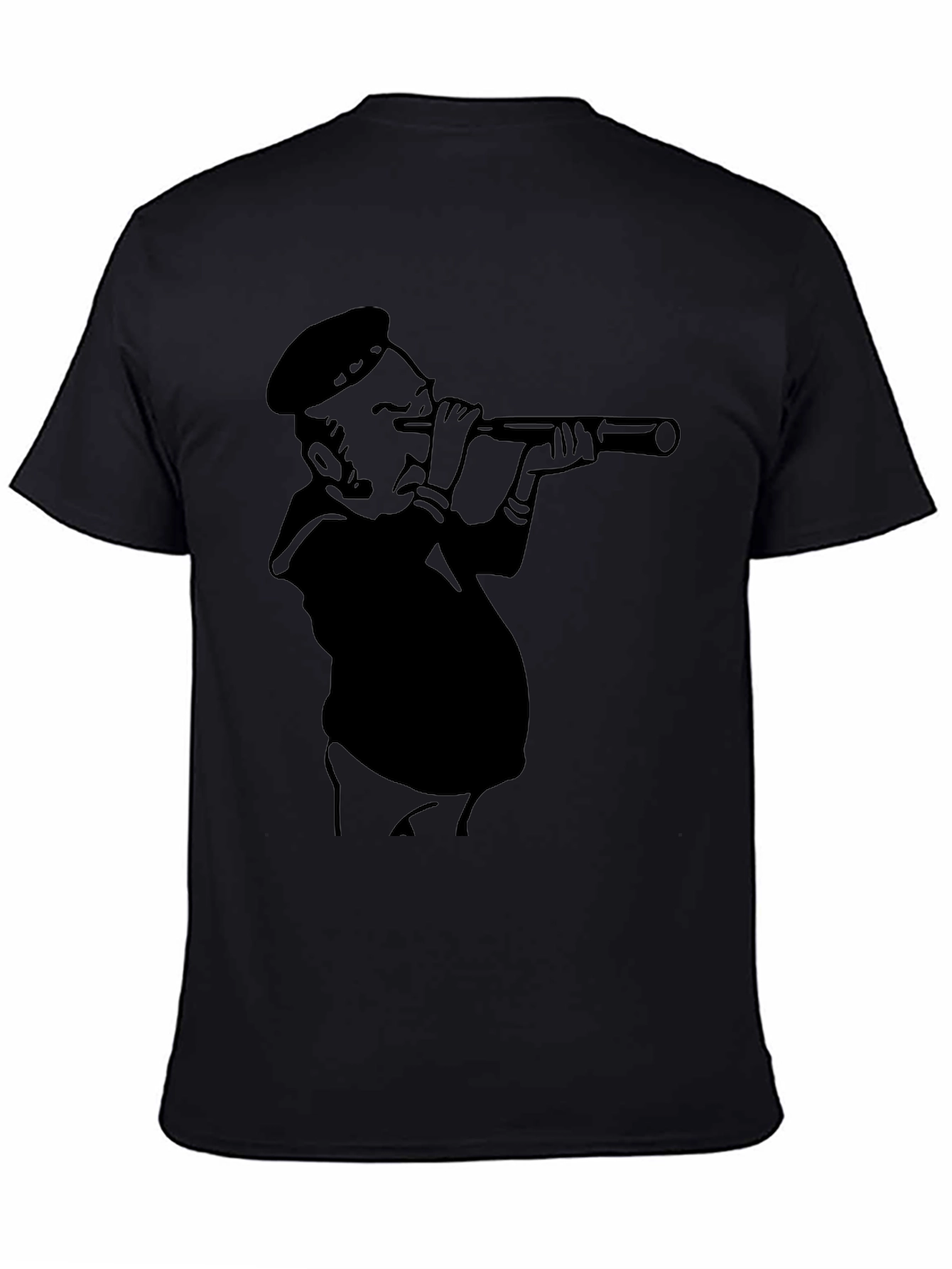Nautical Lookout T-Shirt - Black Graphic Tee