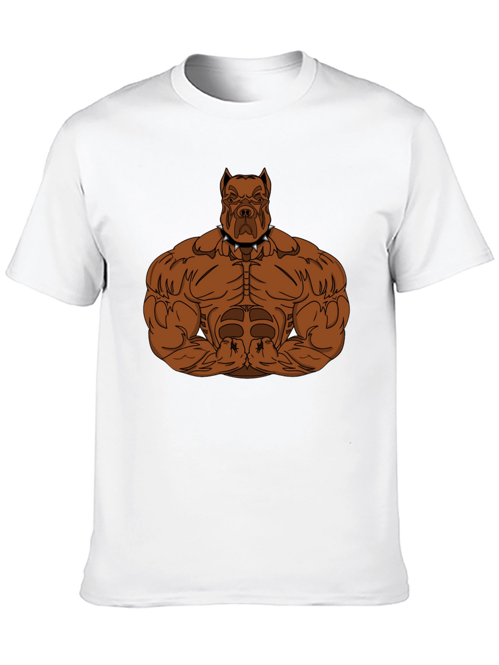 Muscle Dog Graphic T-Shirt - Black