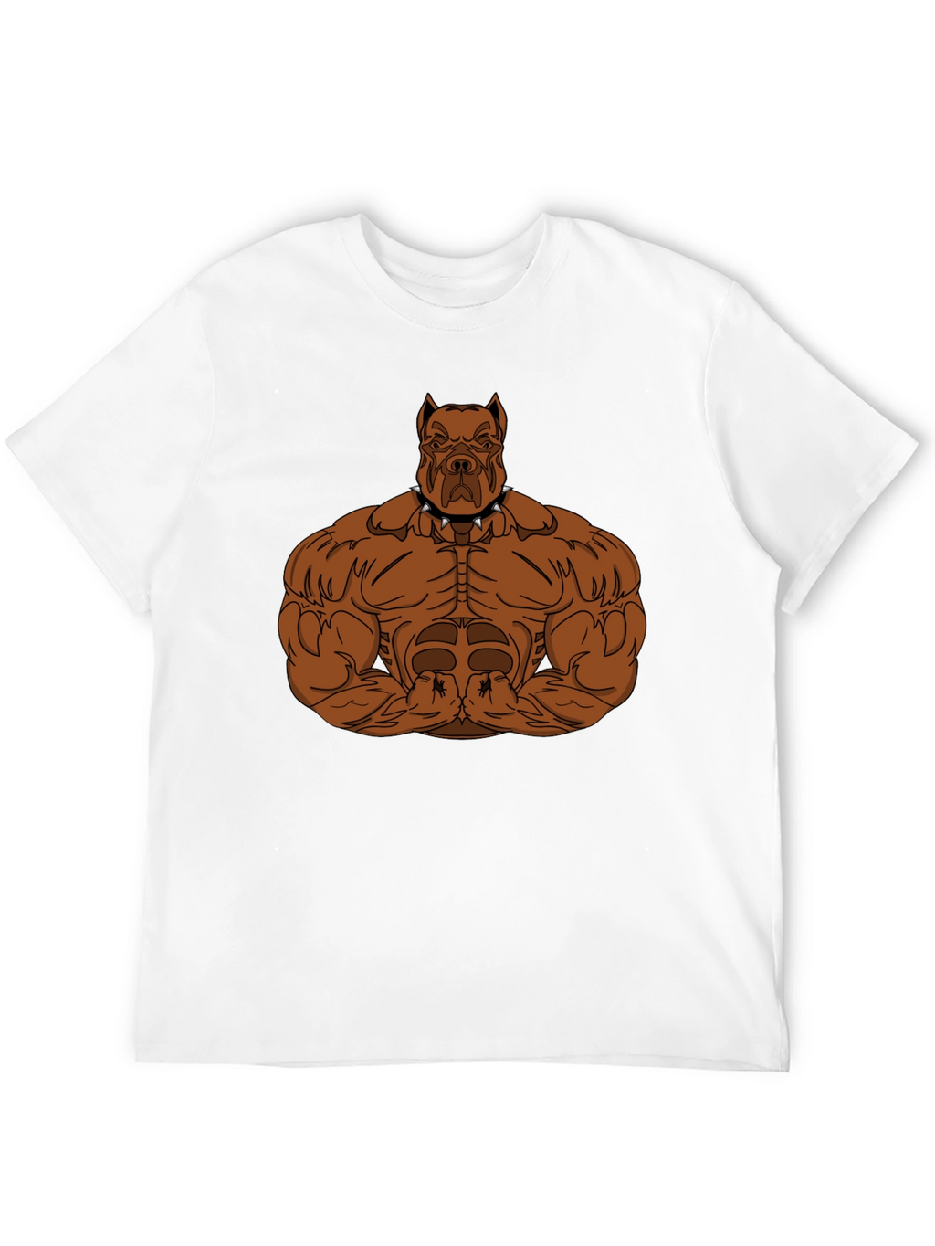 Muscle Dog Graphic T-Shirt - Black
