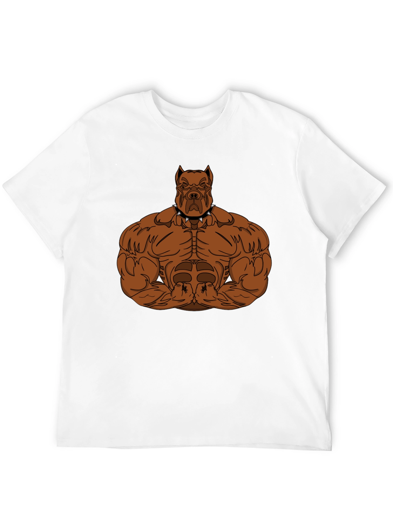Muscle Dog Graphic T-Shirt - Black