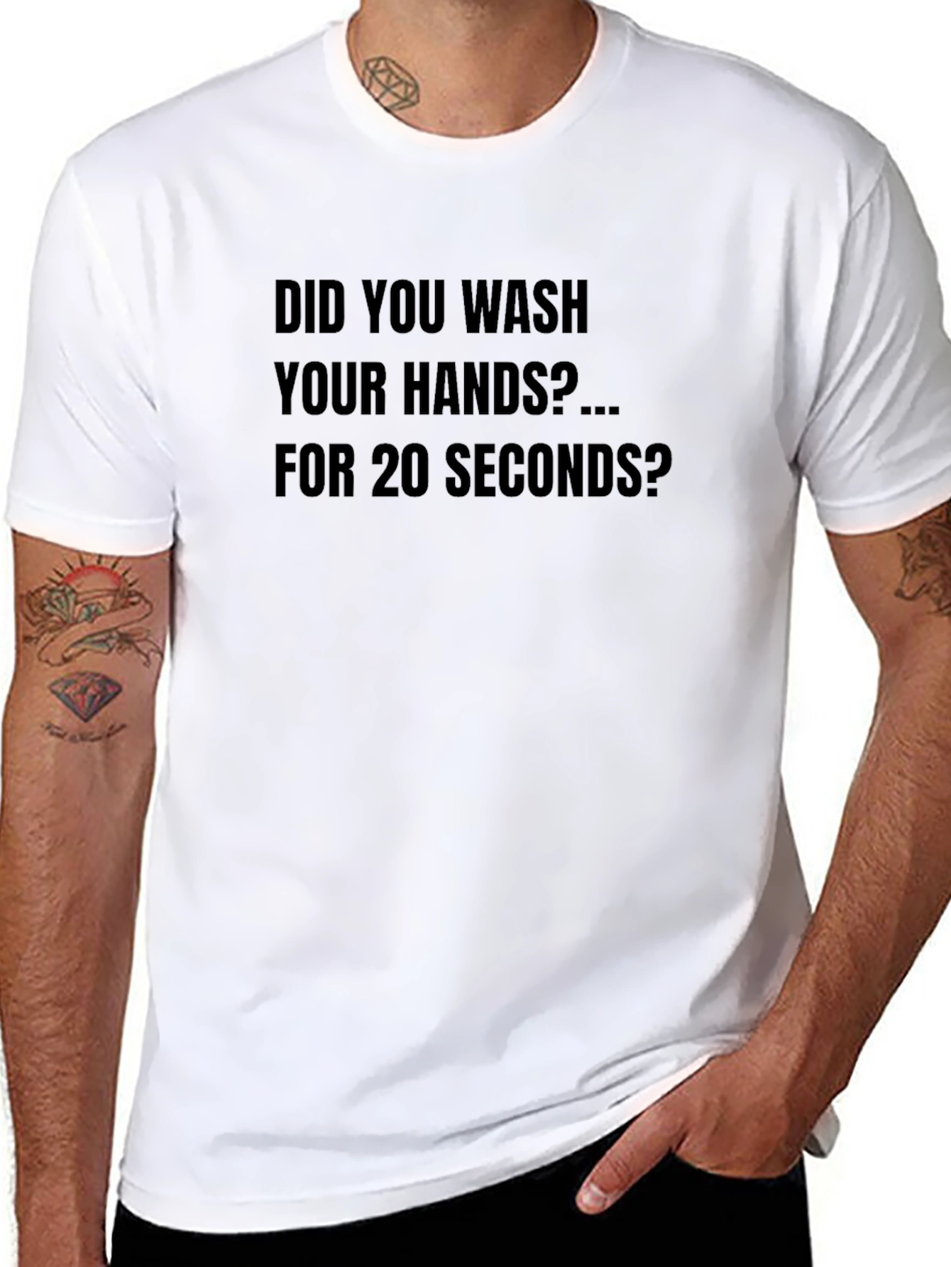 Wash Your Hands T-Shirt - 20 Seconds
