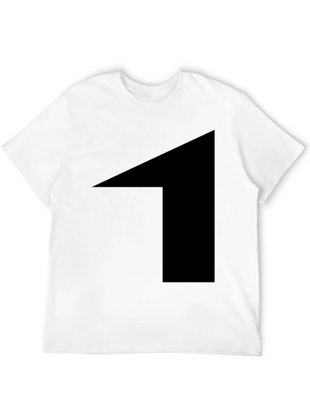 Mens Black Graphic Tee - Bold Statement Shirt