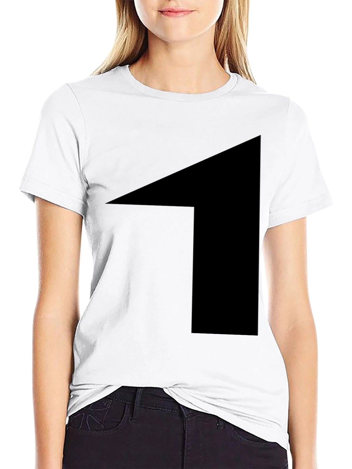 Mens Black Graphic Tee - Bold Statement Shirt