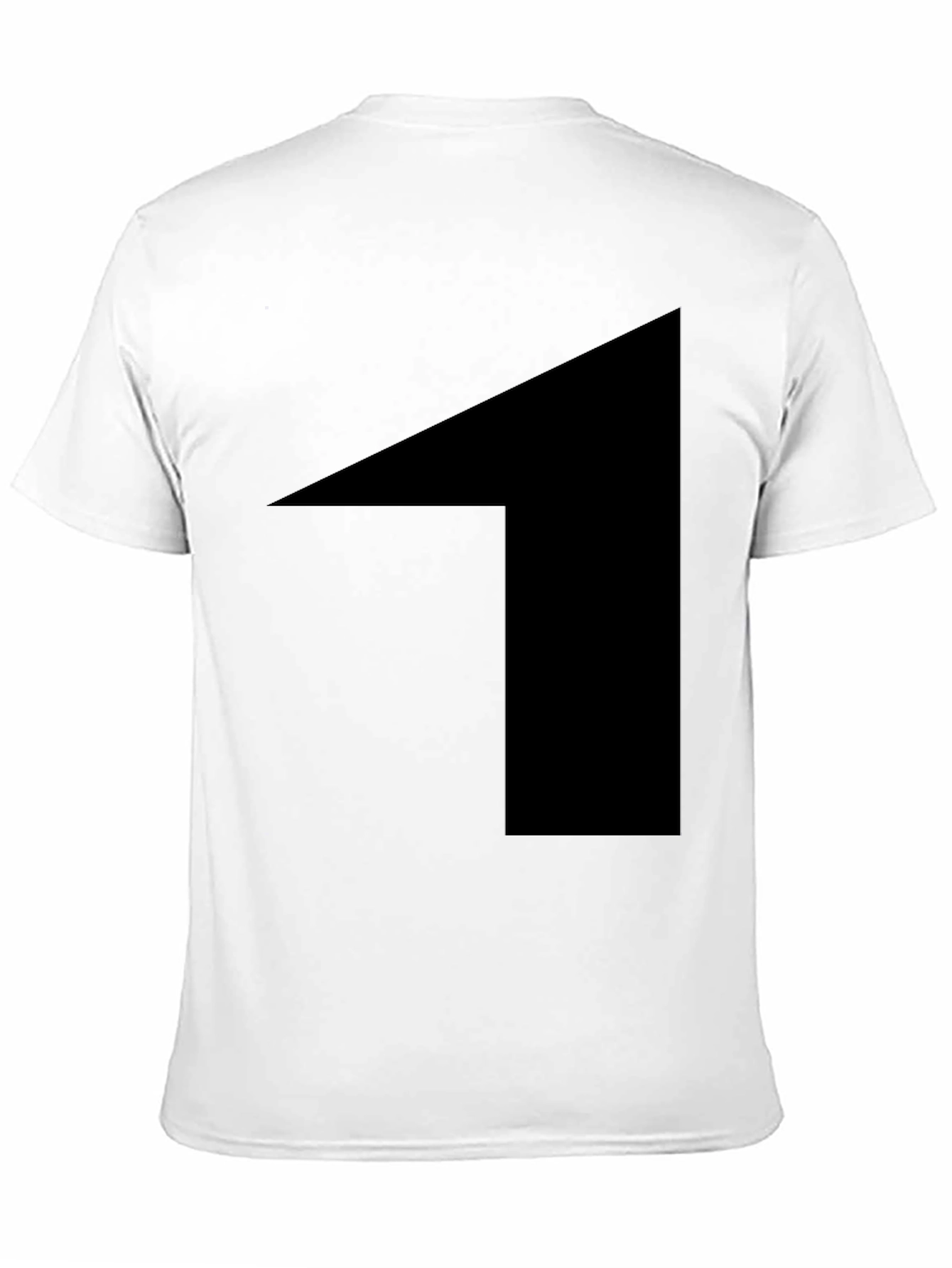 Mens Black Graphic Tee - Bold Statement Shirt