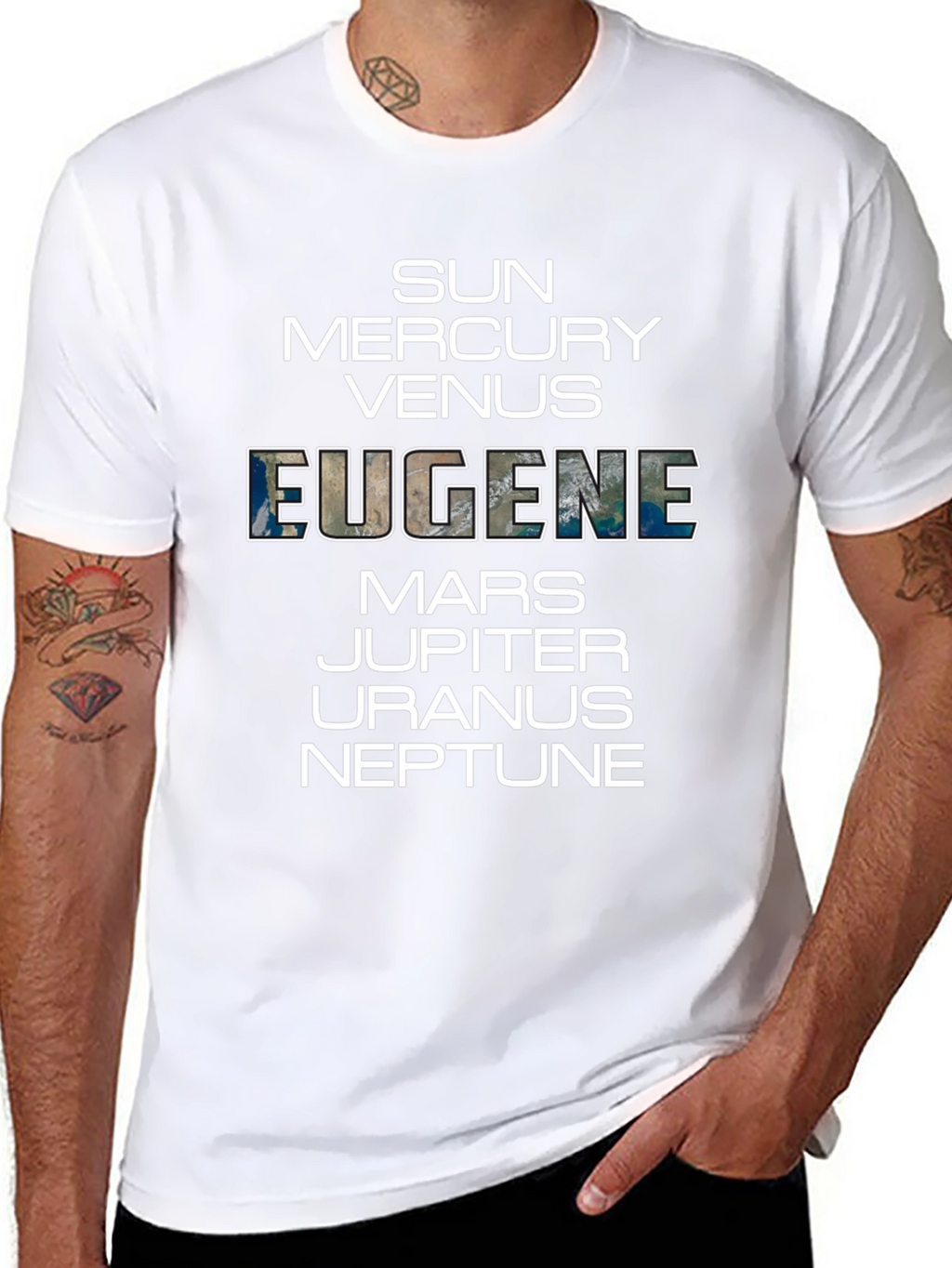 Solar System Eugene Graphic T-Shirt