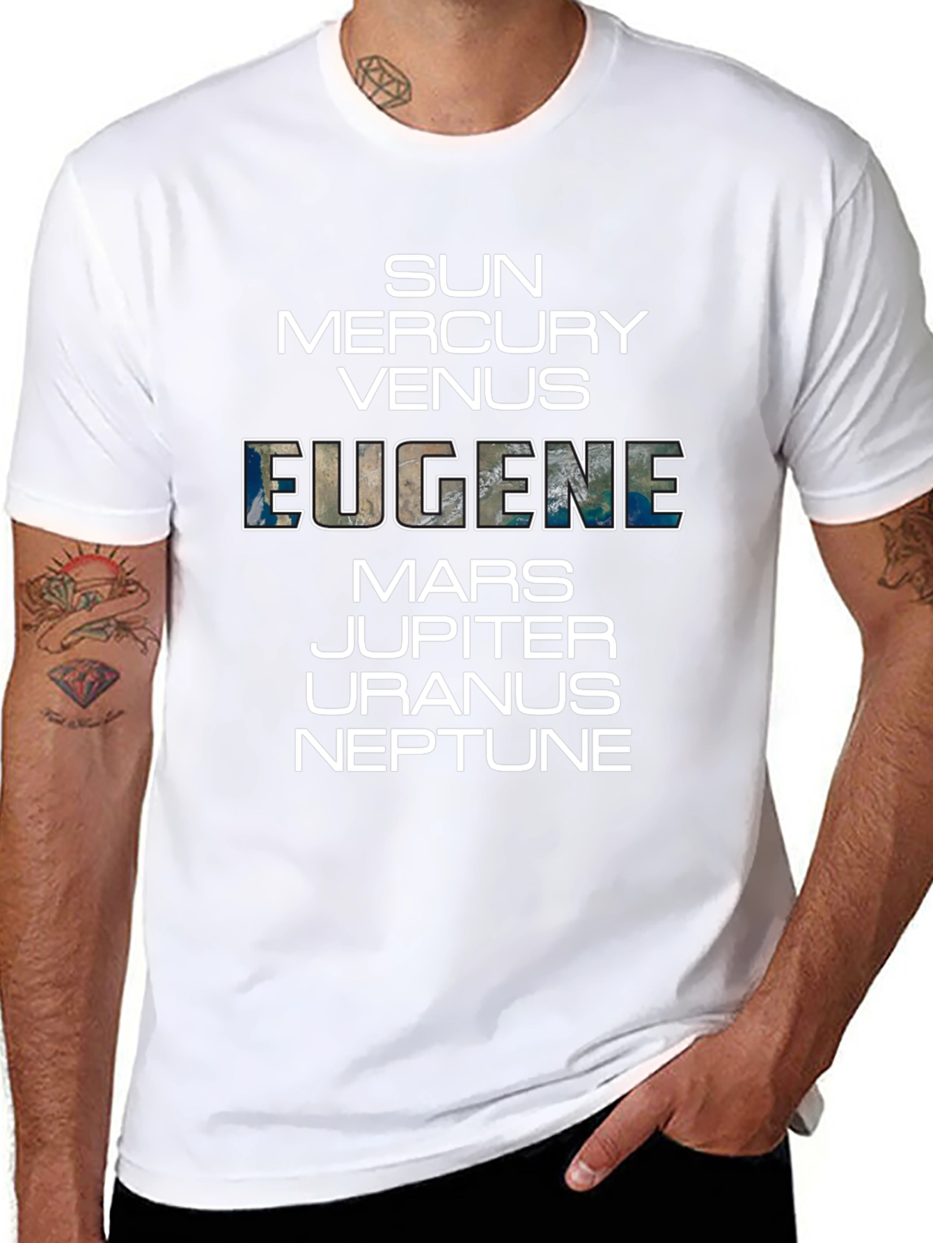 Solar System Eugene Graphic T-Shirt