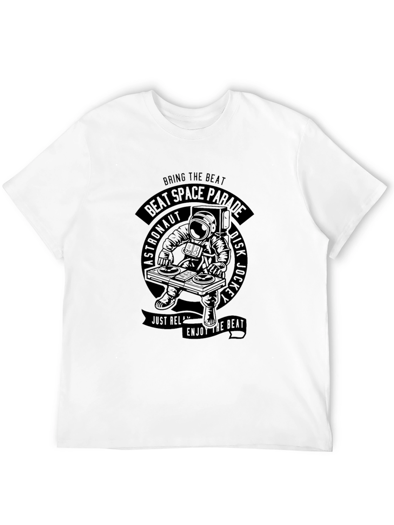 Astronaut DJ Graphic T-Shirt - Beat Space Parade