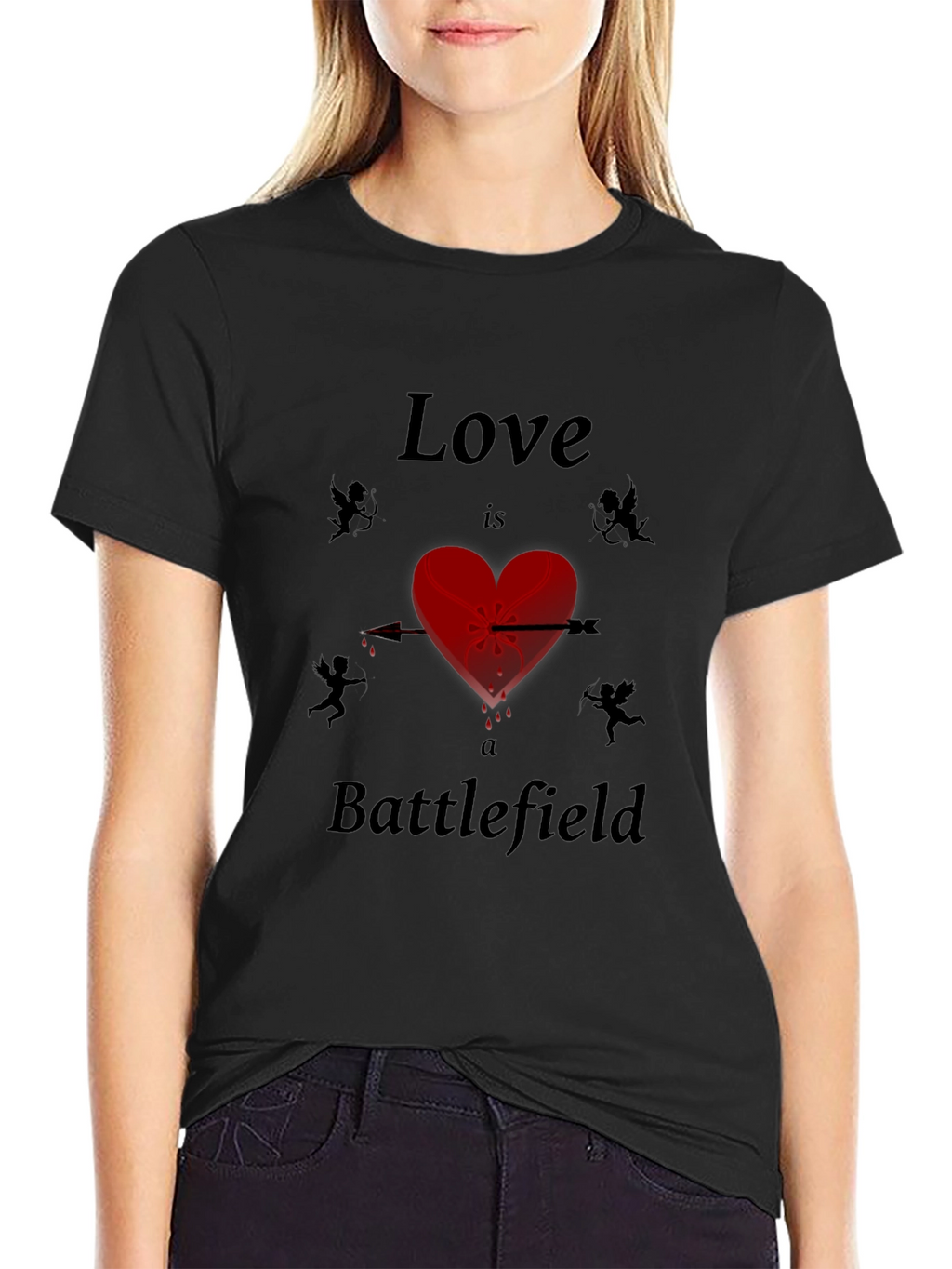 Love is a Battlefield Graphic Tee - Unique Design