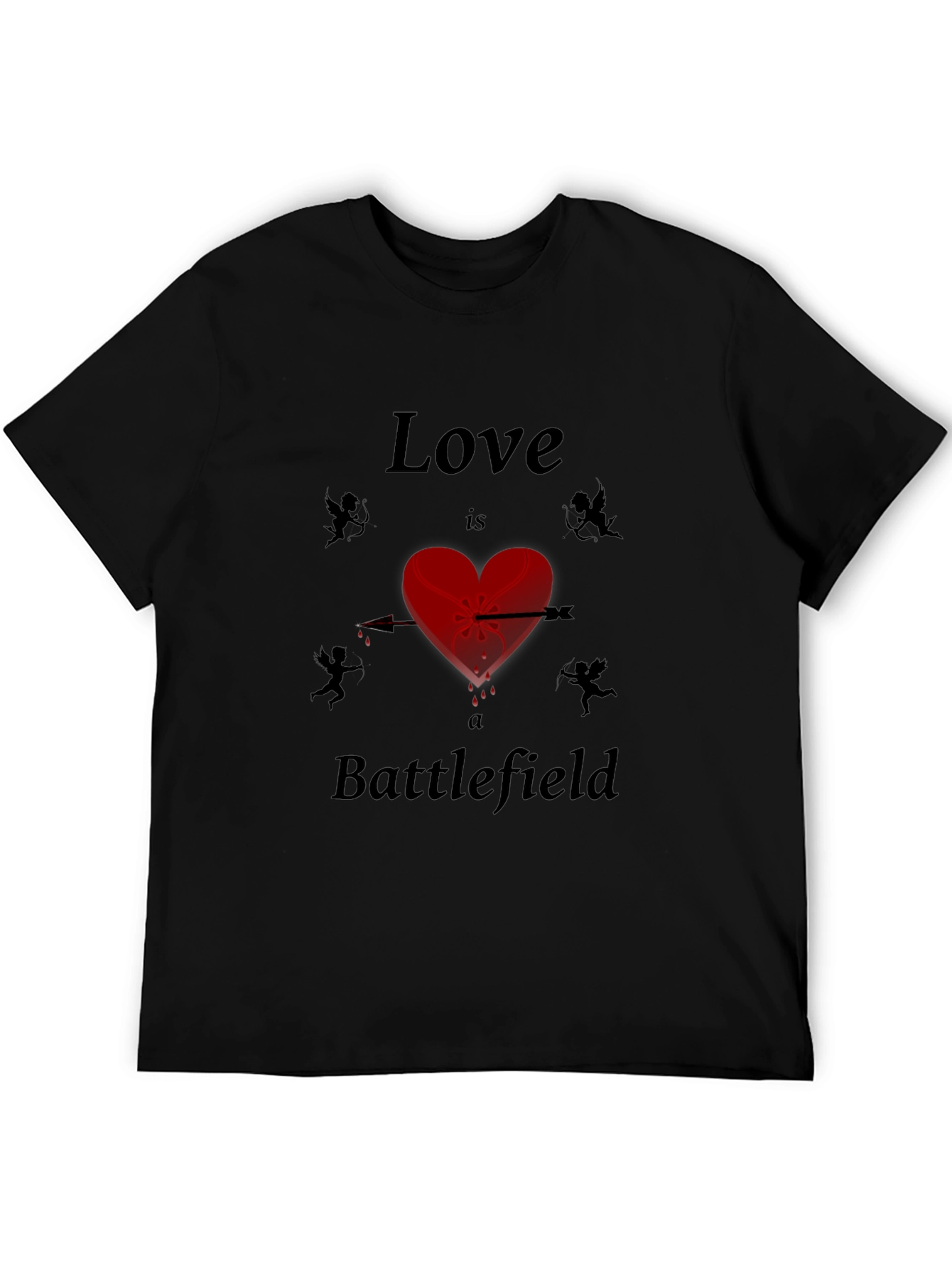 Love is a Battlefield Graphic Tee - Unique Design