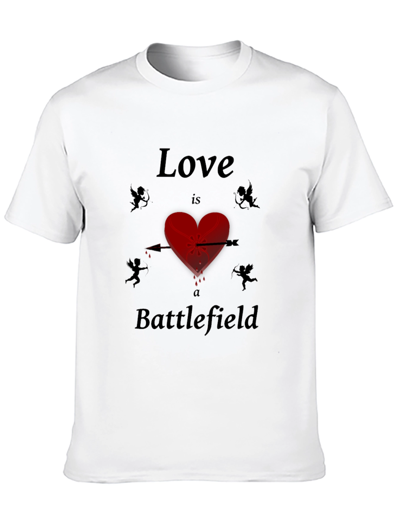 Love is a Battlefield Graphic Tee - Unique Design