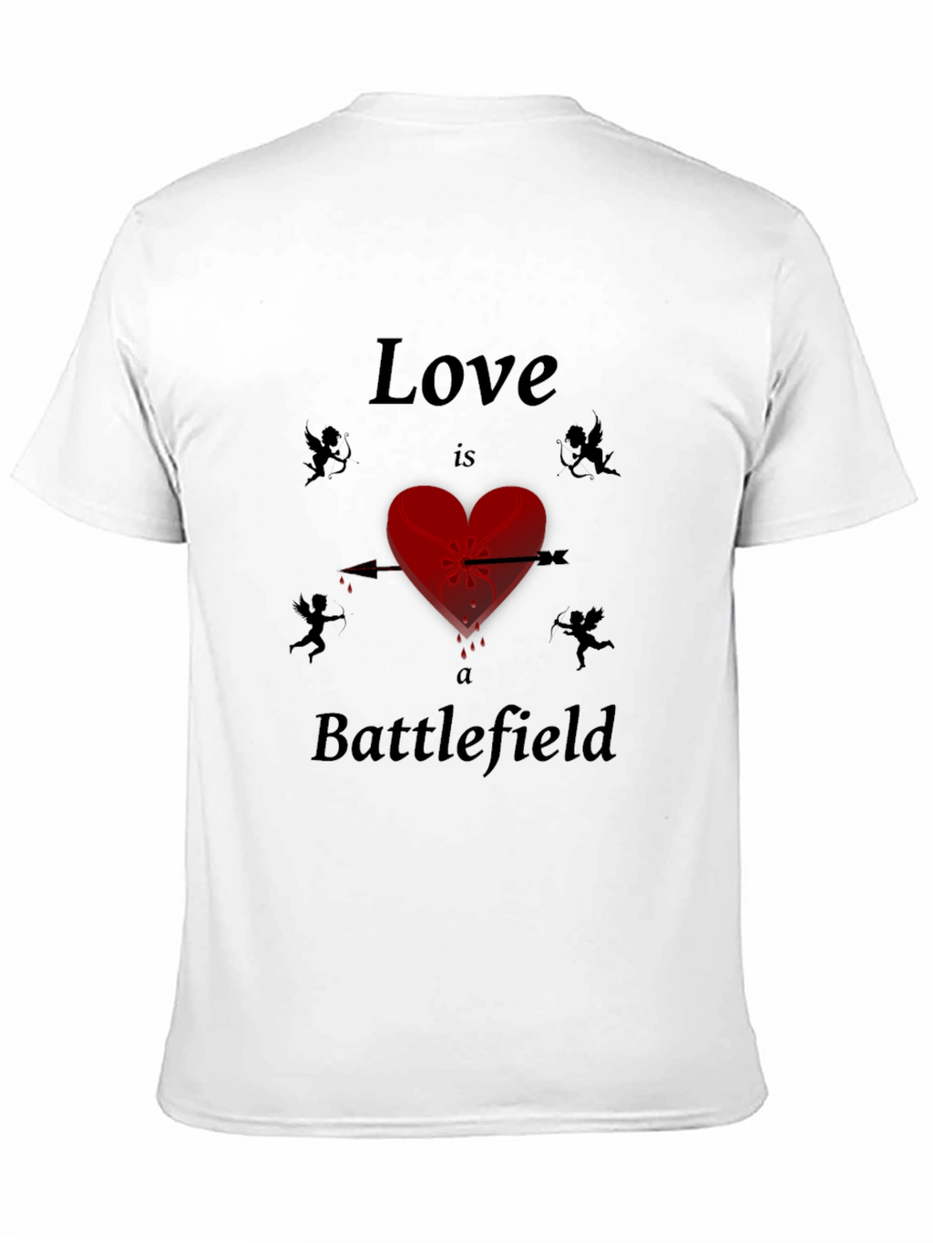 Love is a Battlefield Graphic Tee - Unique Design