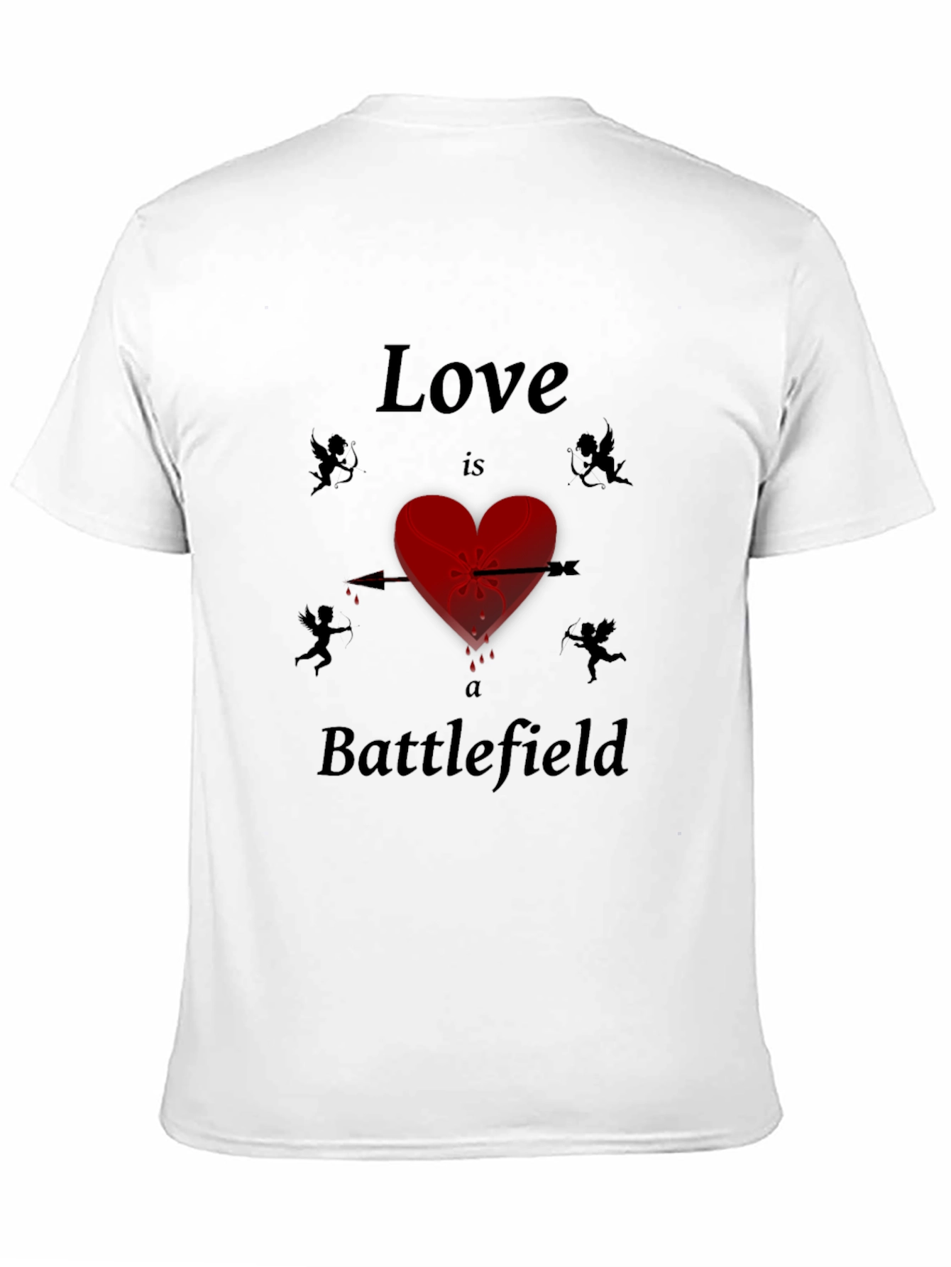 Love is a Battlefield Graphic Tee - Unique Design