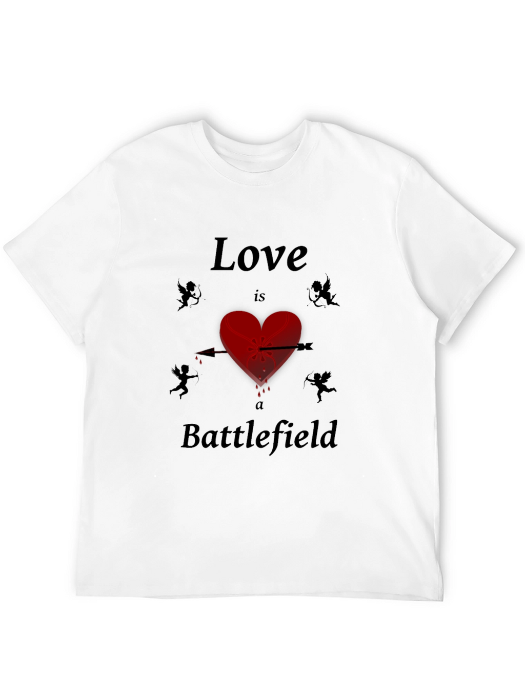 Love is a Battlefield Graphic Tee - Unique Design