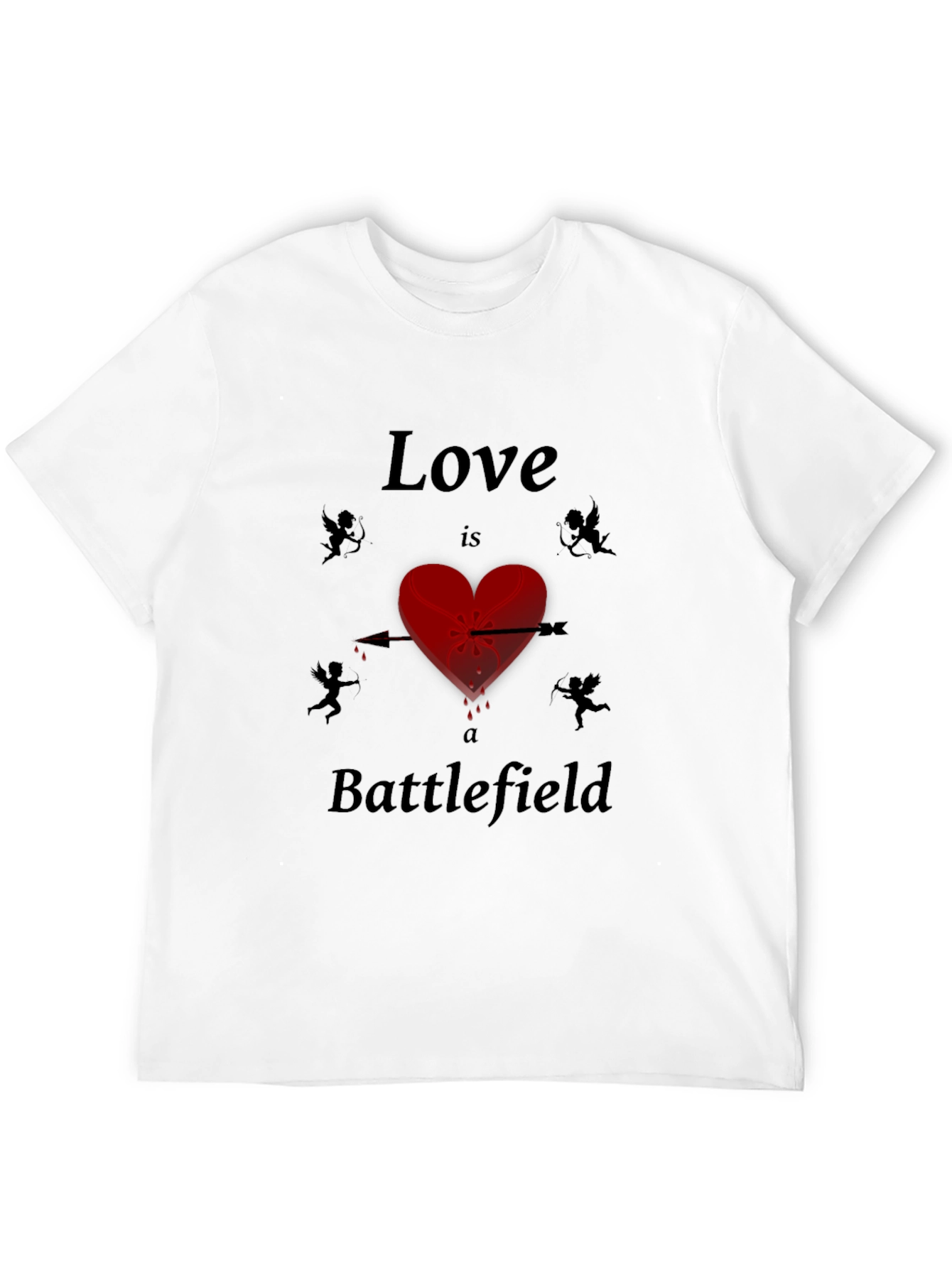 Love is a Battlefield Graphic Tee - Unique Design