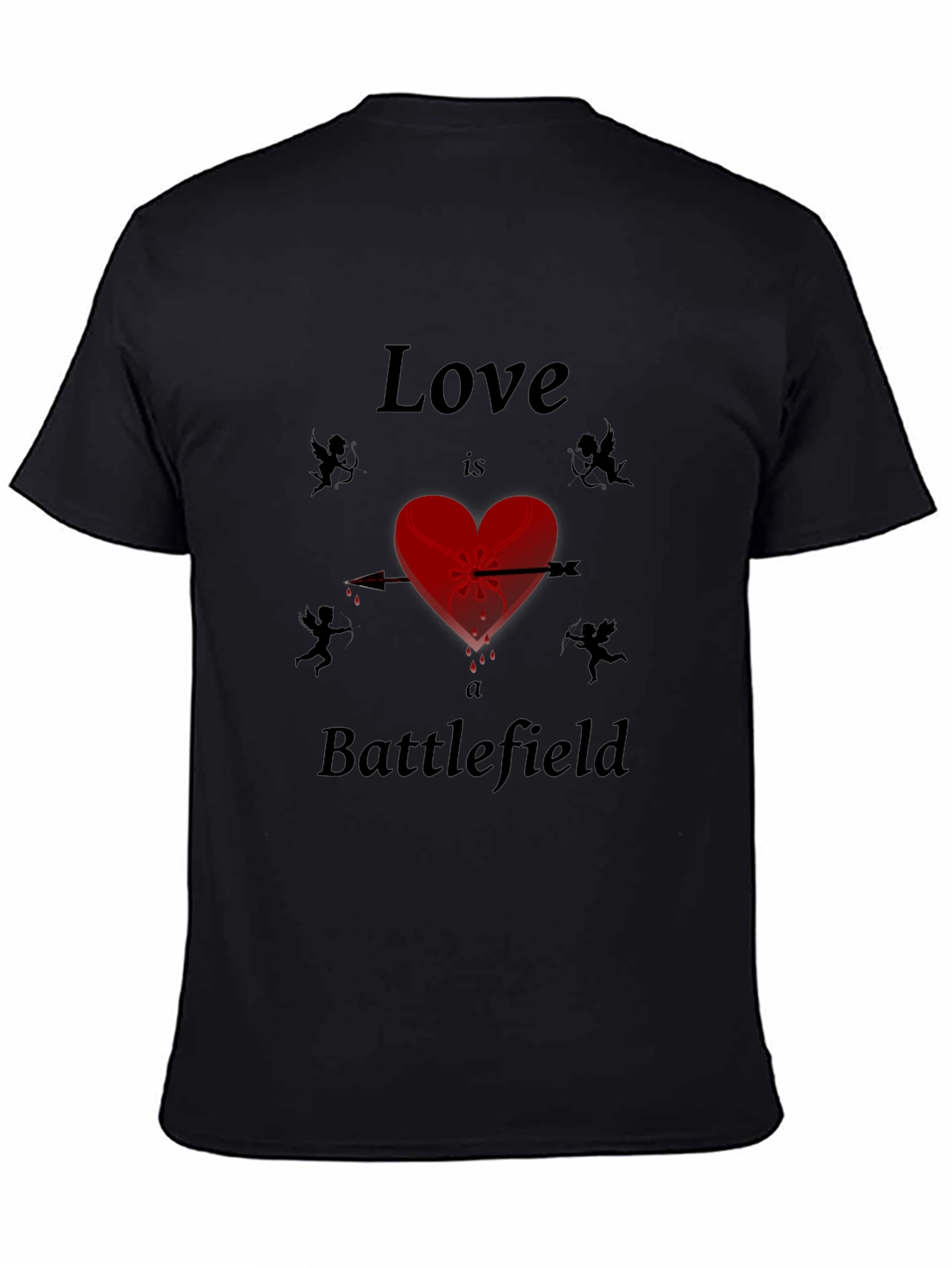 Love is a Battlefield Graphic Tee - Unique Design