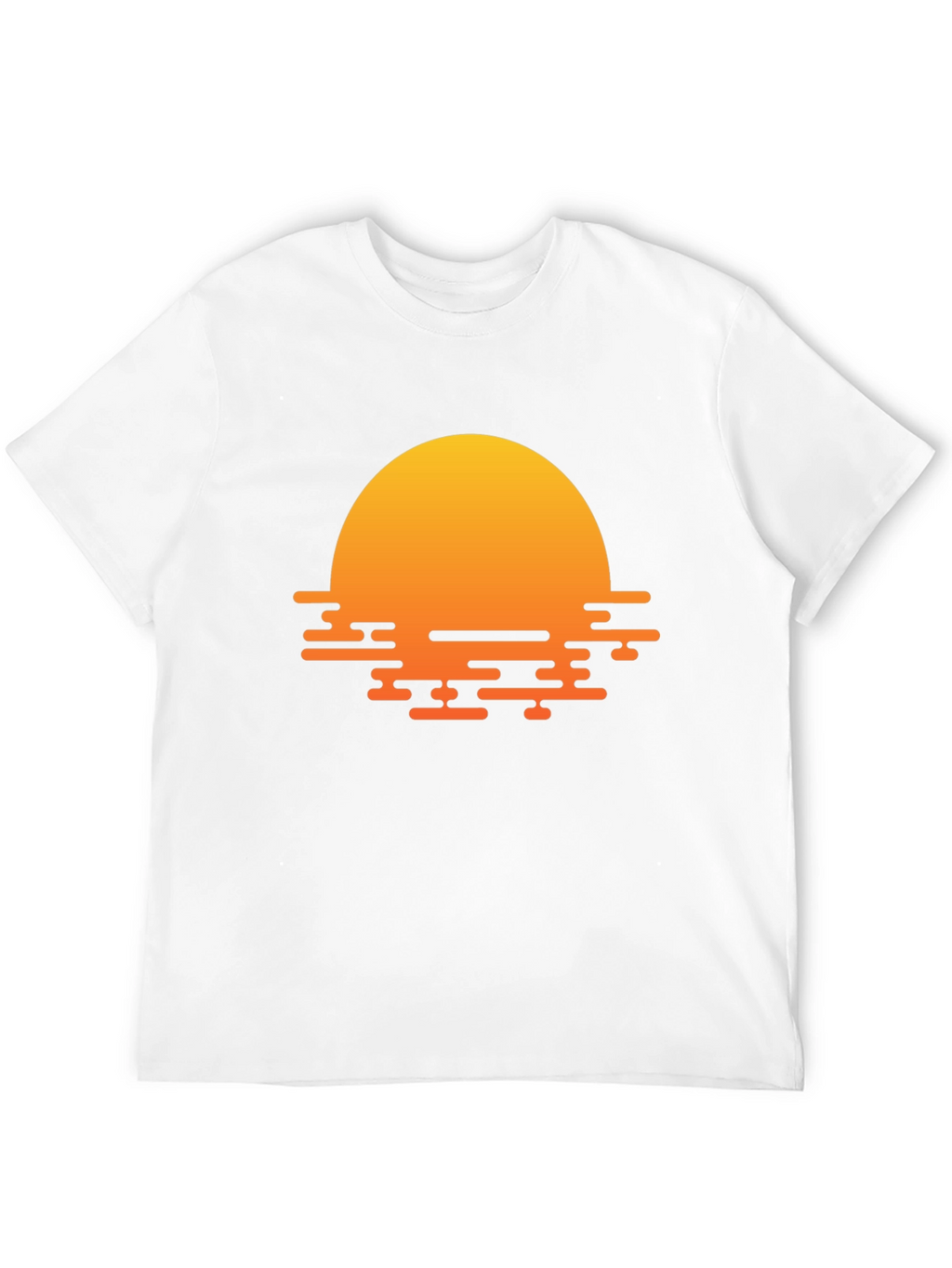 Sunset Graphic Black T-Shirt