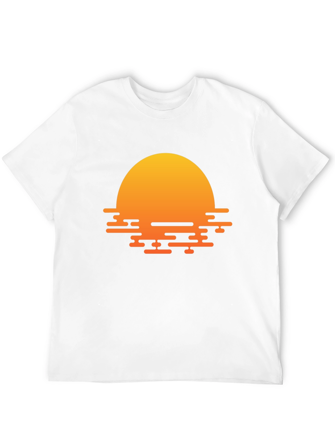 Sunset Graphic Black T-Shirt