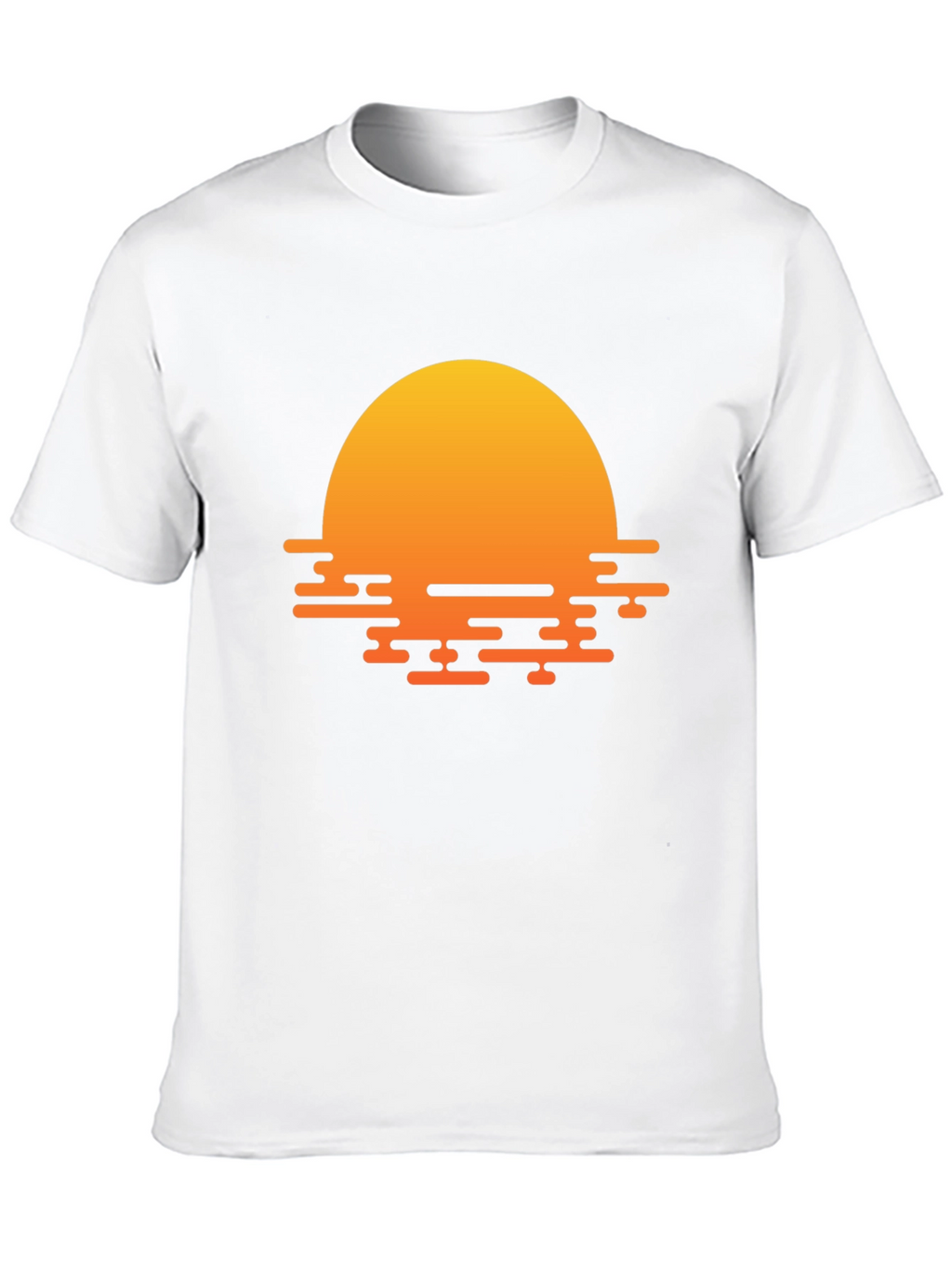 Sunset Graphic Black T-Shirt
