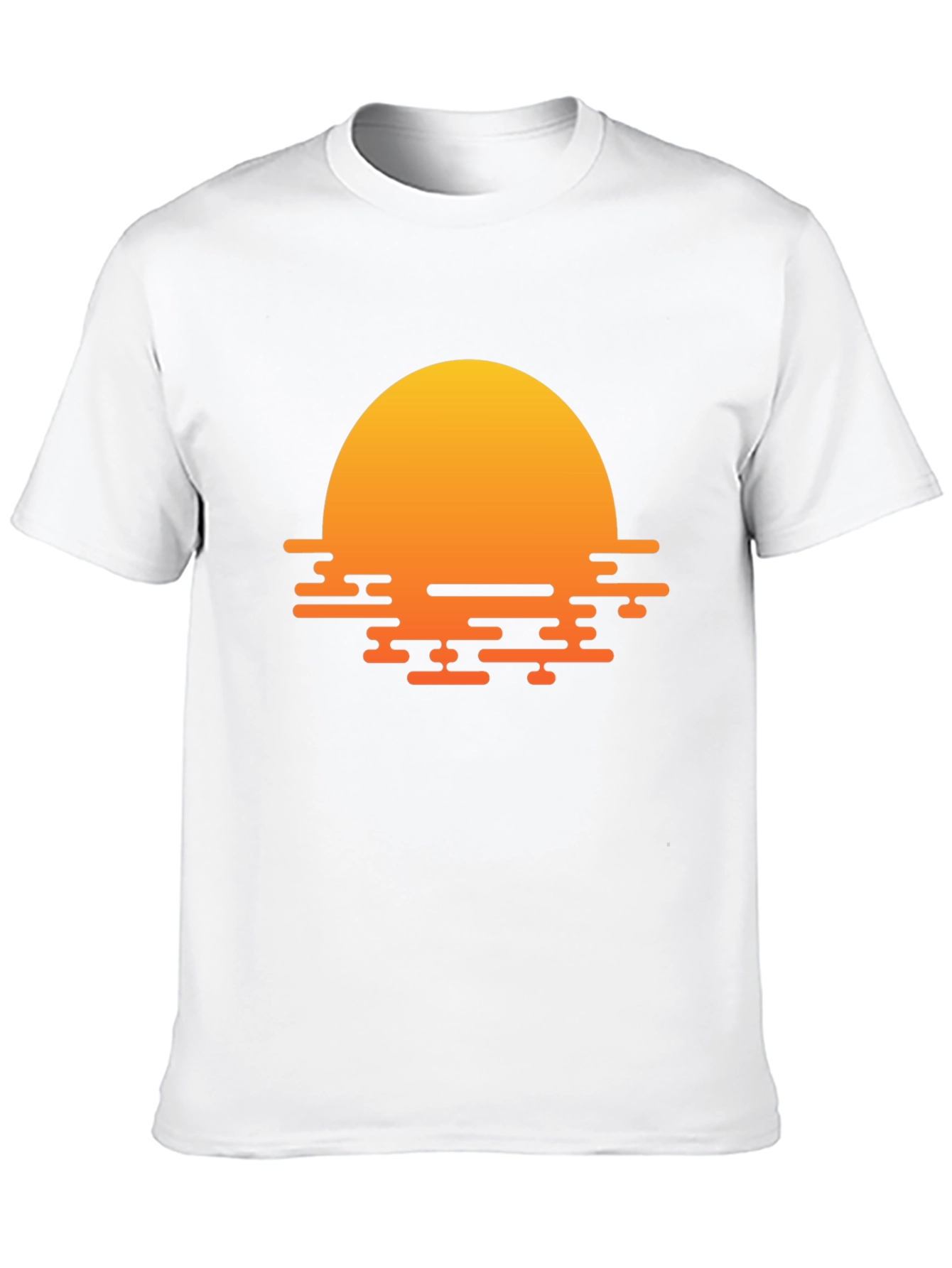 Sunset Graphic Black T-Shirt