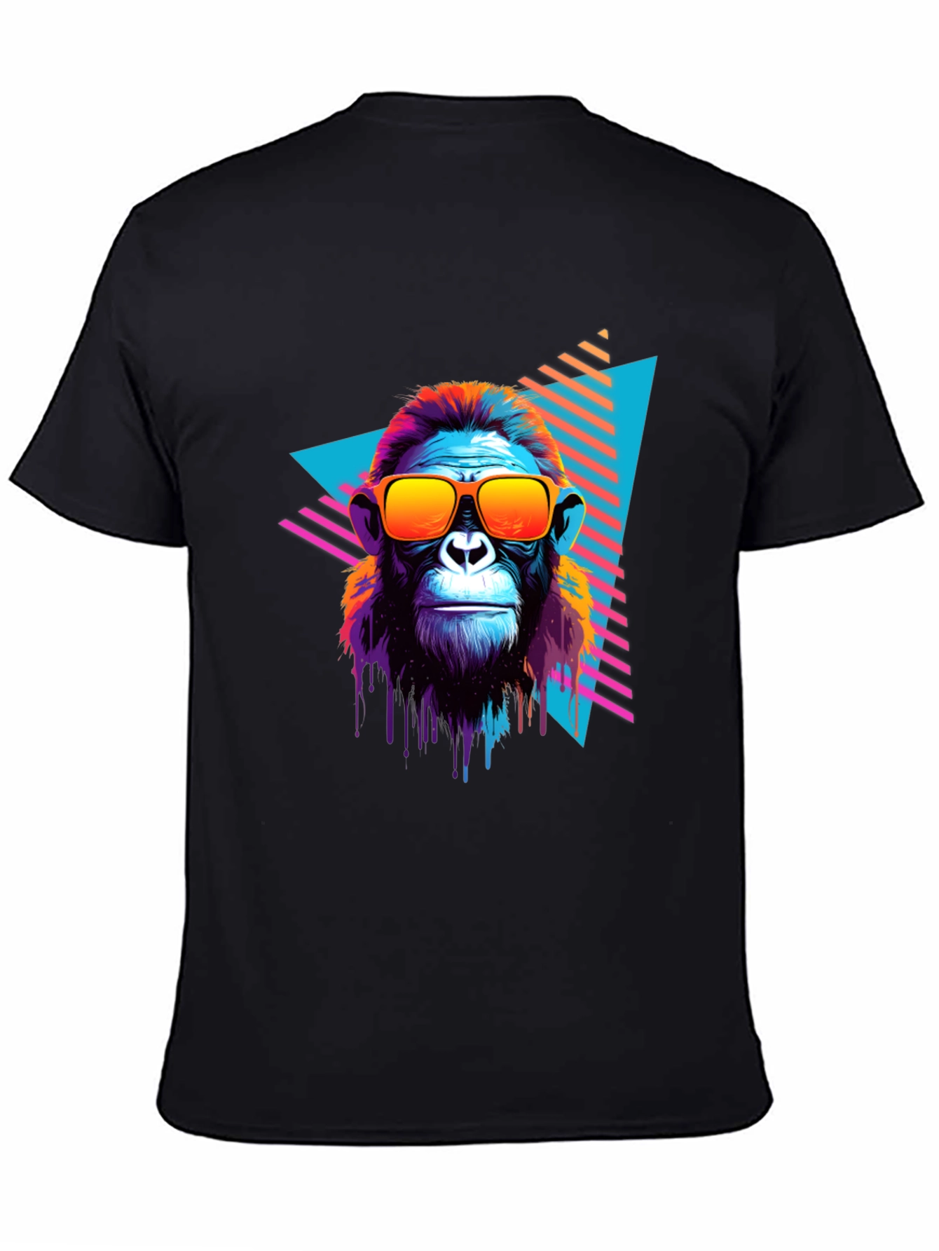 Retro Monkey Graphic Tee - Cool Ape in Sunglasses