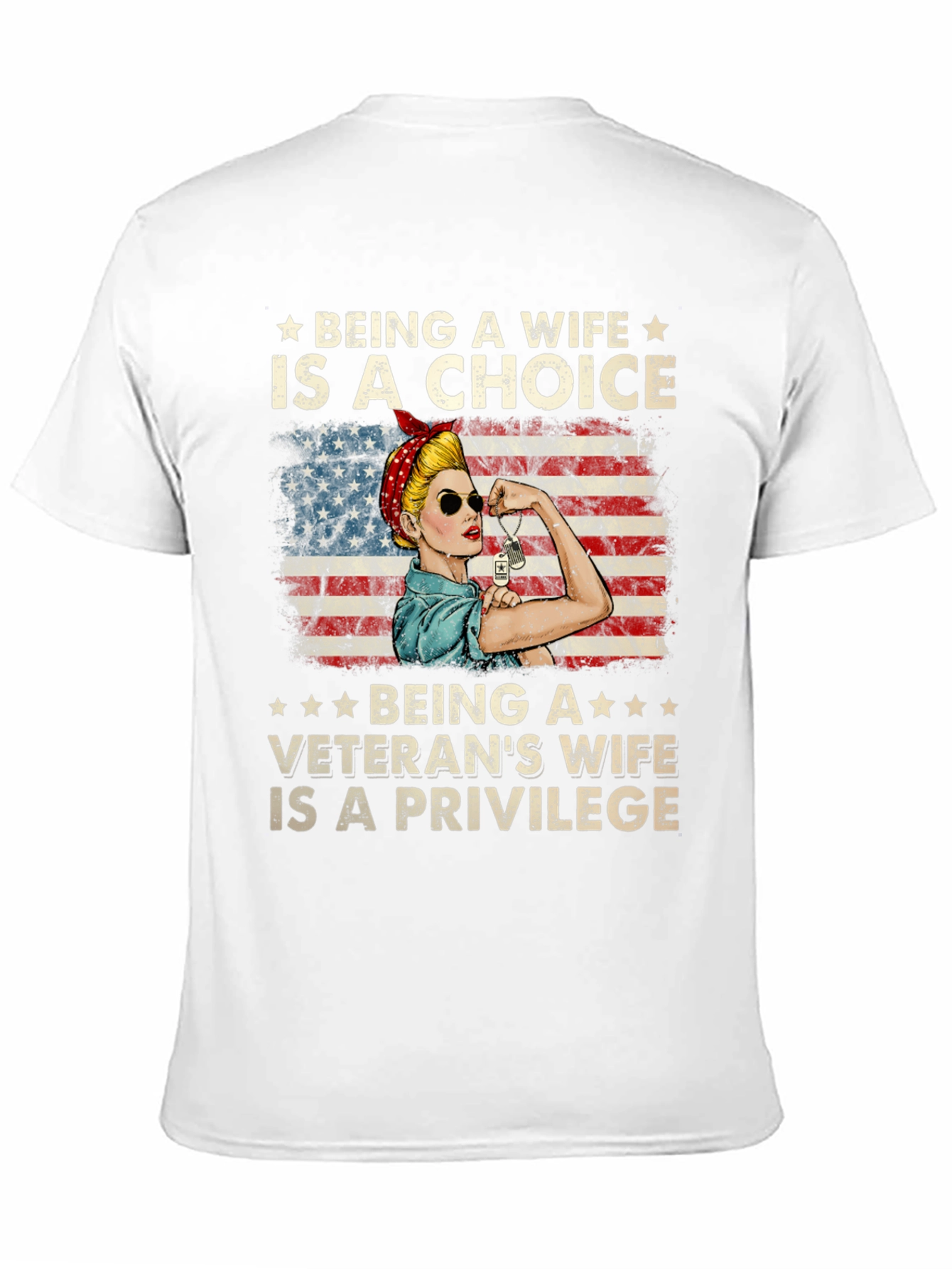 Veterans Wife Choice & Privilege T-Shirt