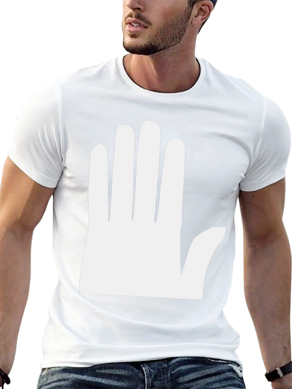 Bold Graphic Tee - Open Hand Design
