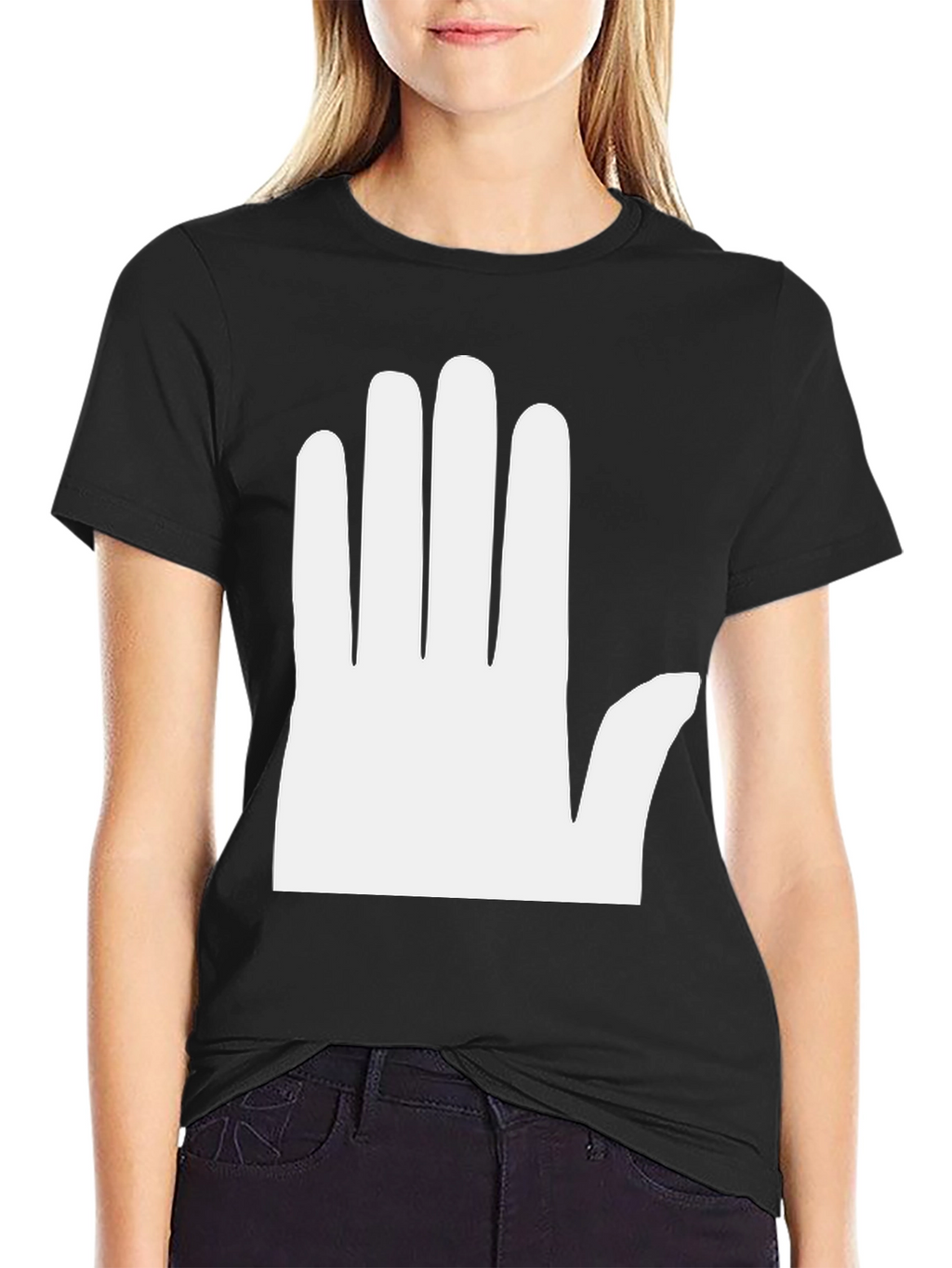 Bold Graphic Tee - Open Hand Design