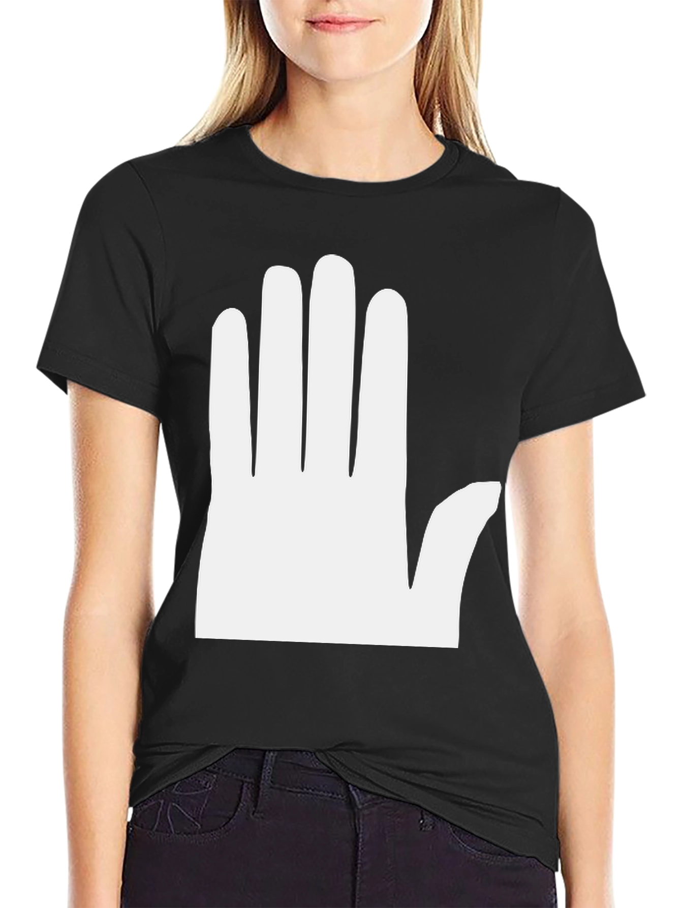 Bold Graphic Tee - Open Hand Design