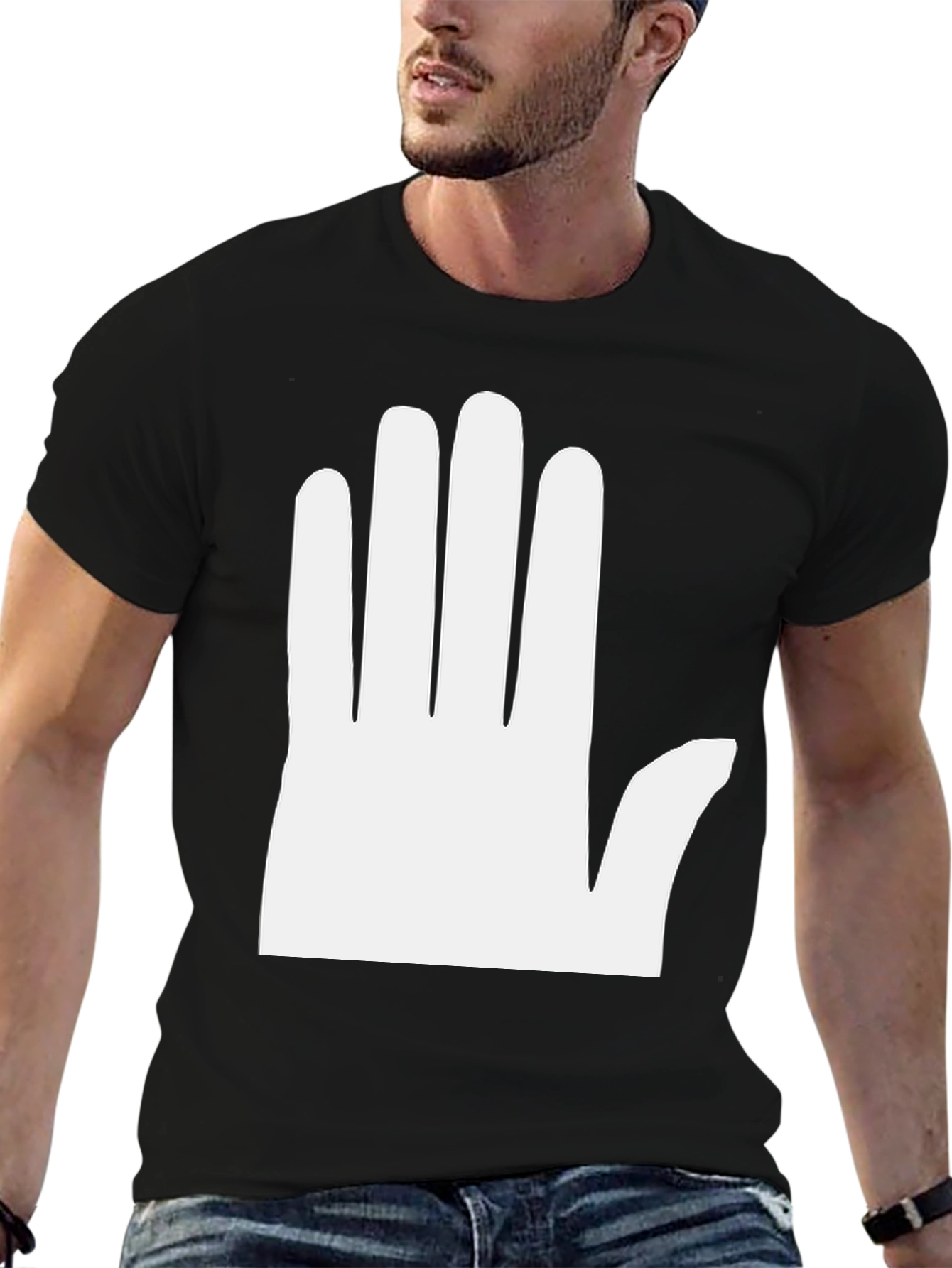 Bold Graphic Tee - Open Hand Design