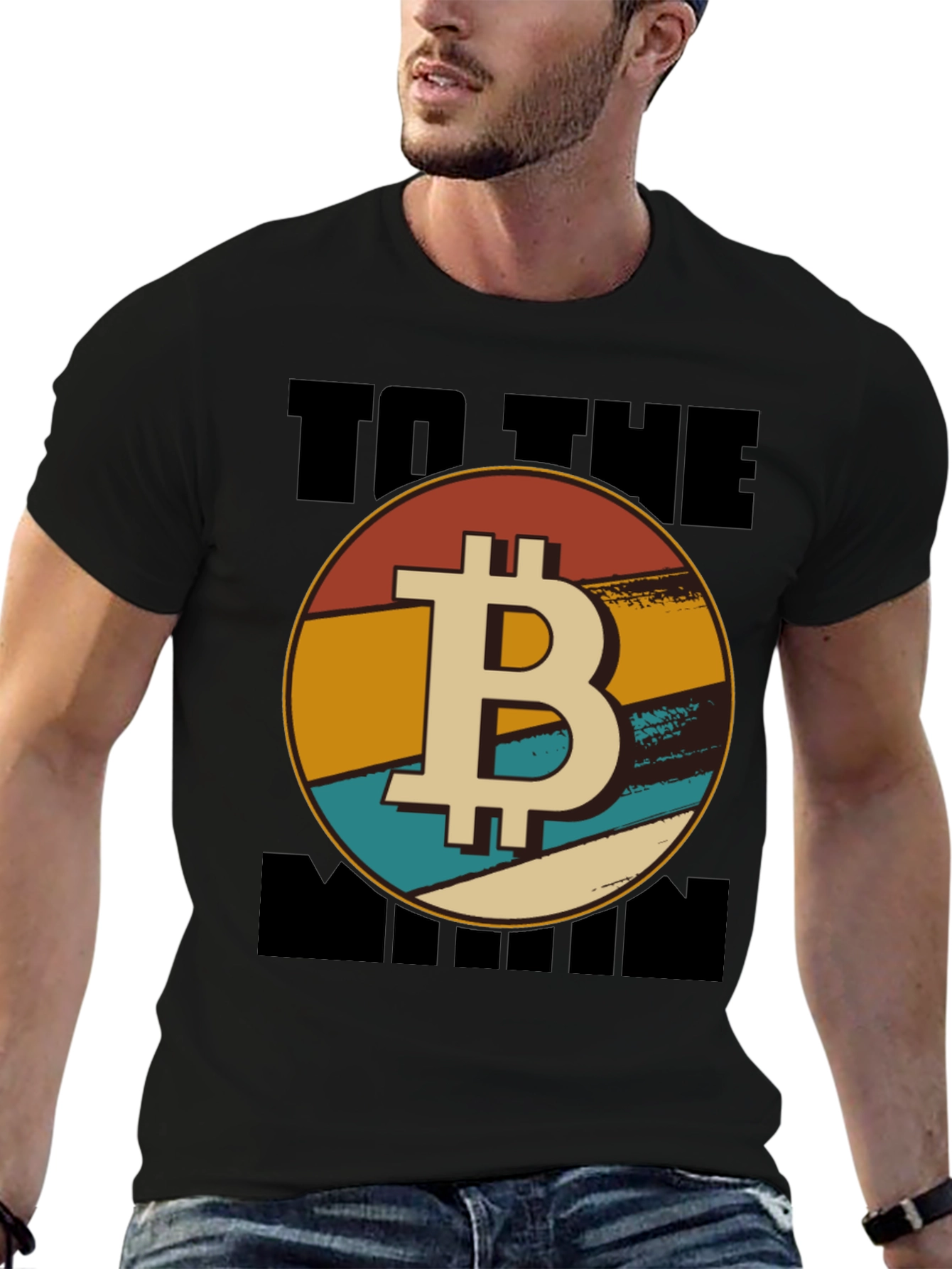 Bitcoin To The Moon Graphic Tee
