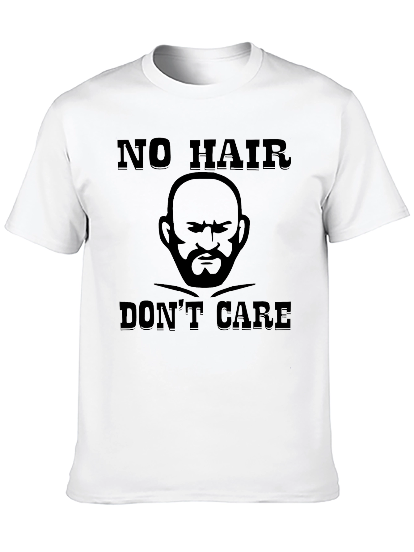 No Hair Dont Care Graphic Tee