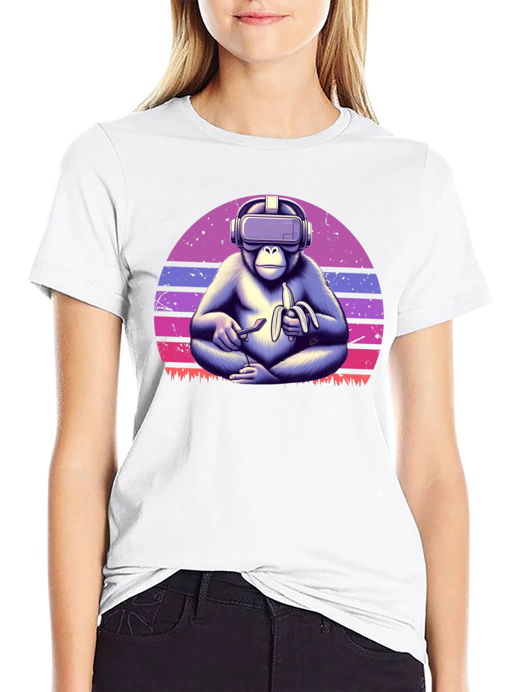 VR Monkey Banana T-Shirt