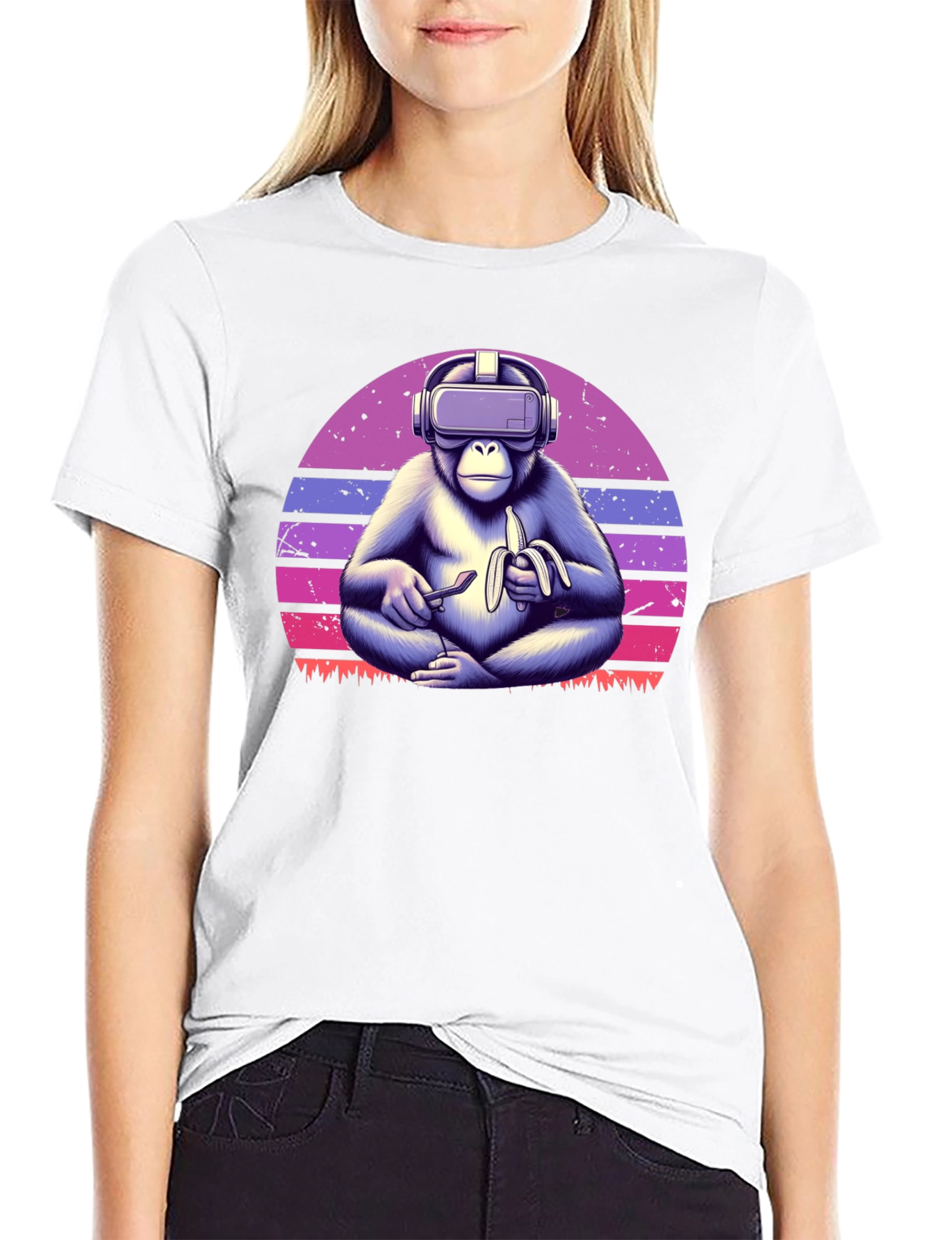 VR Monkey Banana T-Shirt
