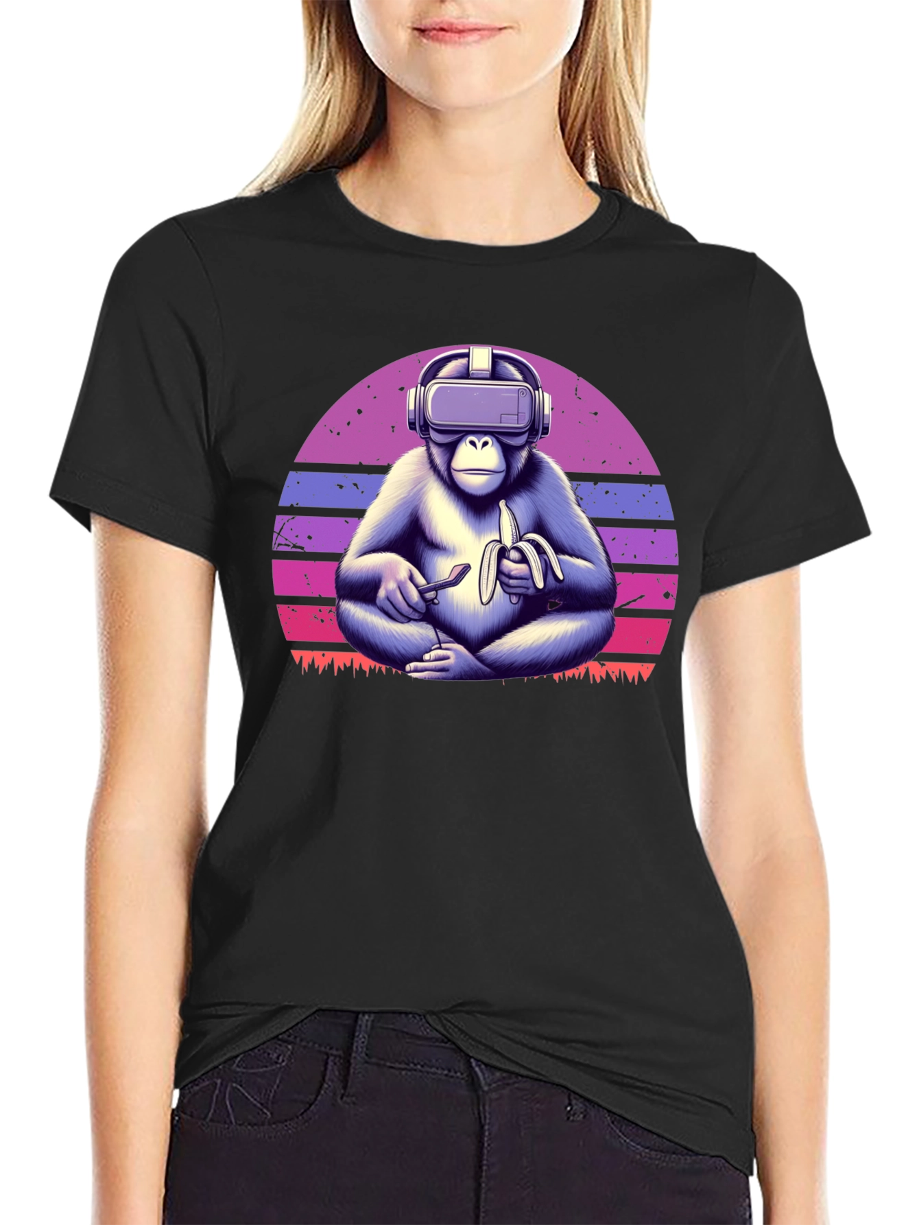 VR Monkey Banana T-Shirt