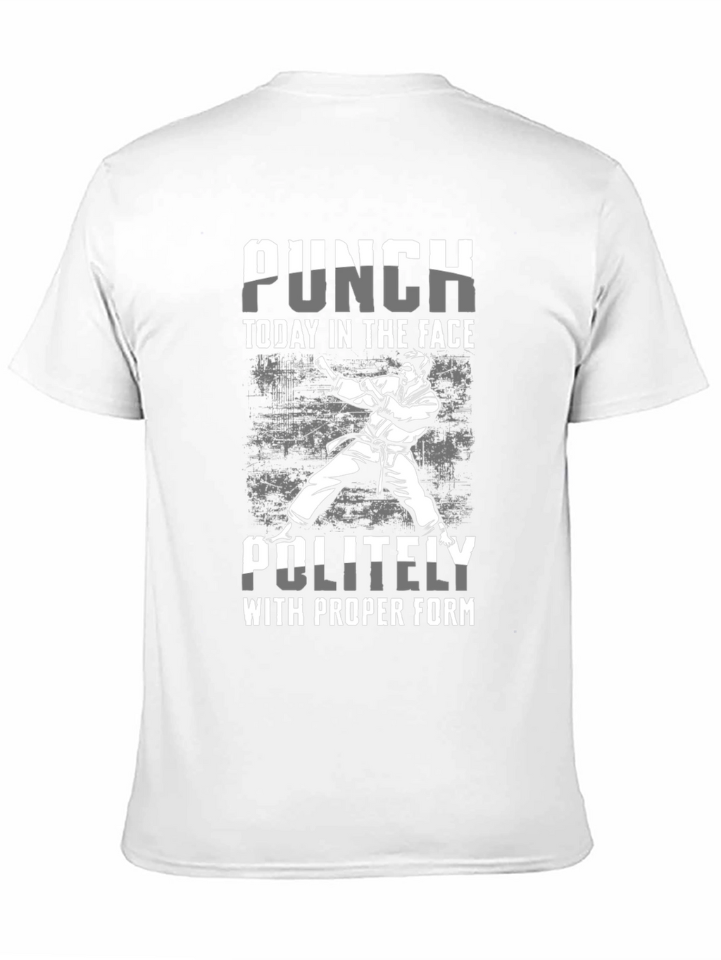 Punch Today T-Shirt: Martial Arts Humor Tee