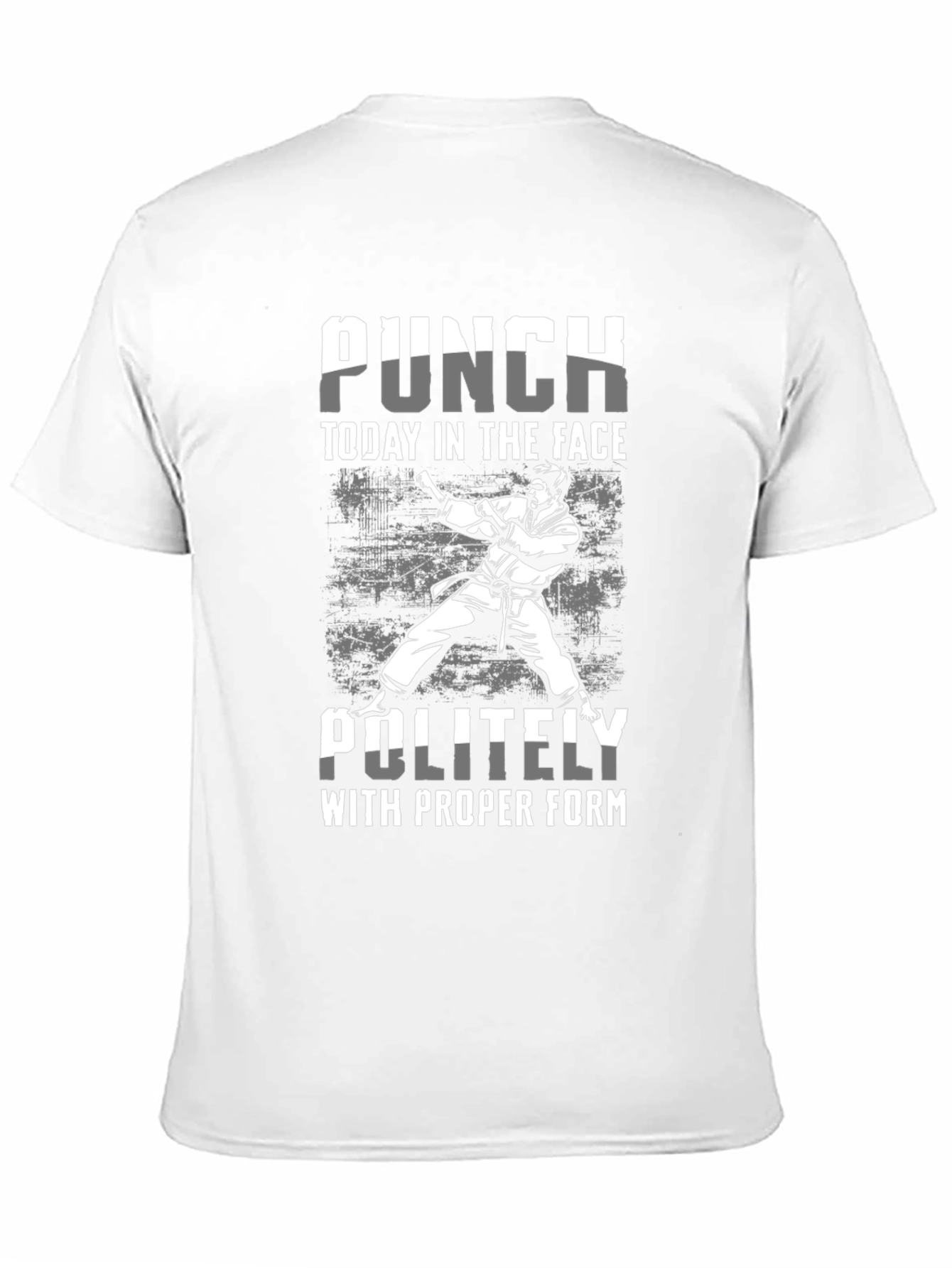Punch Today T-Shirt: Martial Arts Humor Tee
