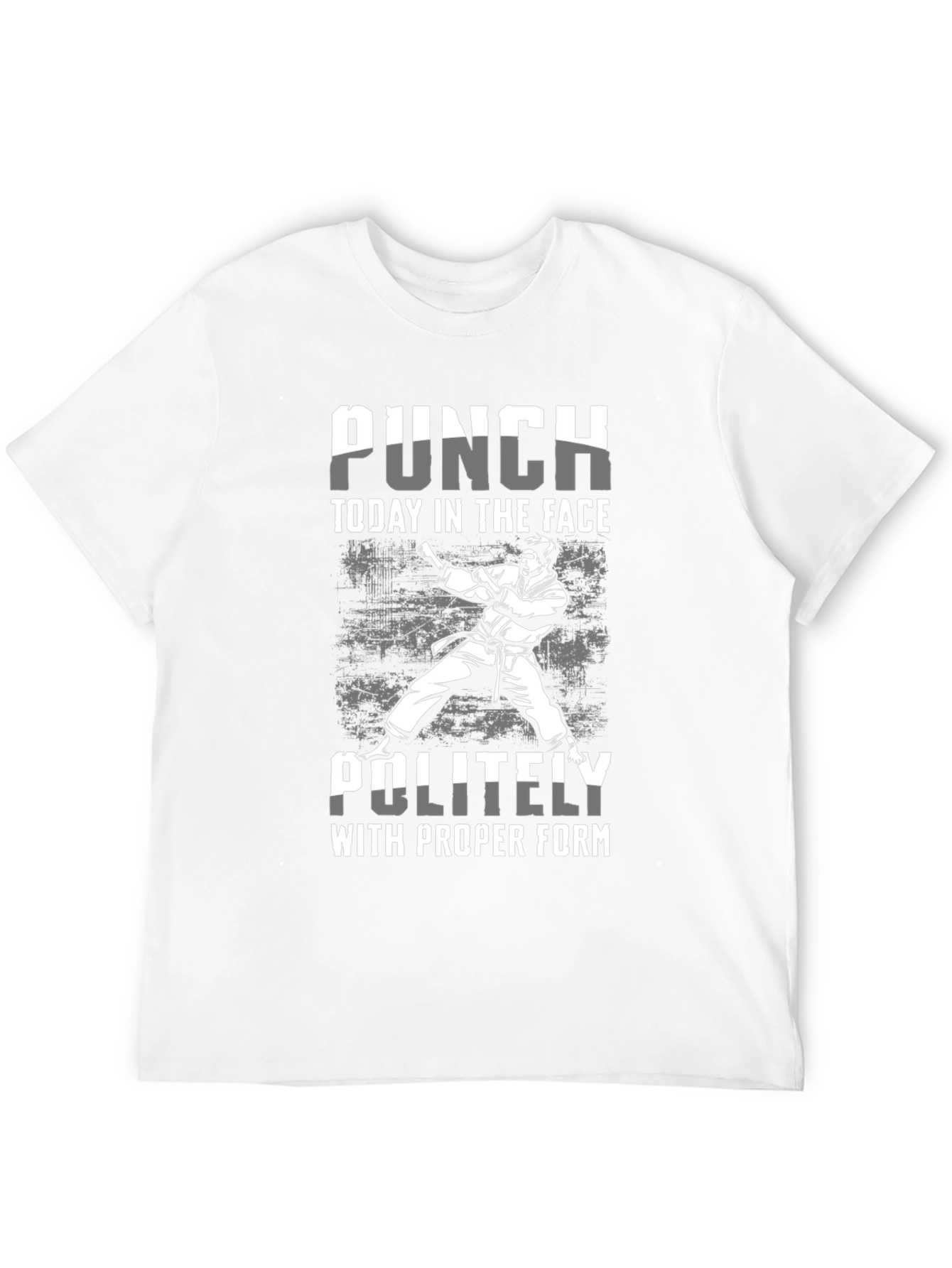 Punch Today T-Shirt: Martial Arts Humor Tee