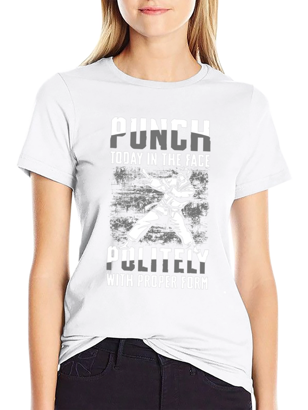 Punch Today T-Shirt: Martial Arts Humor Tee