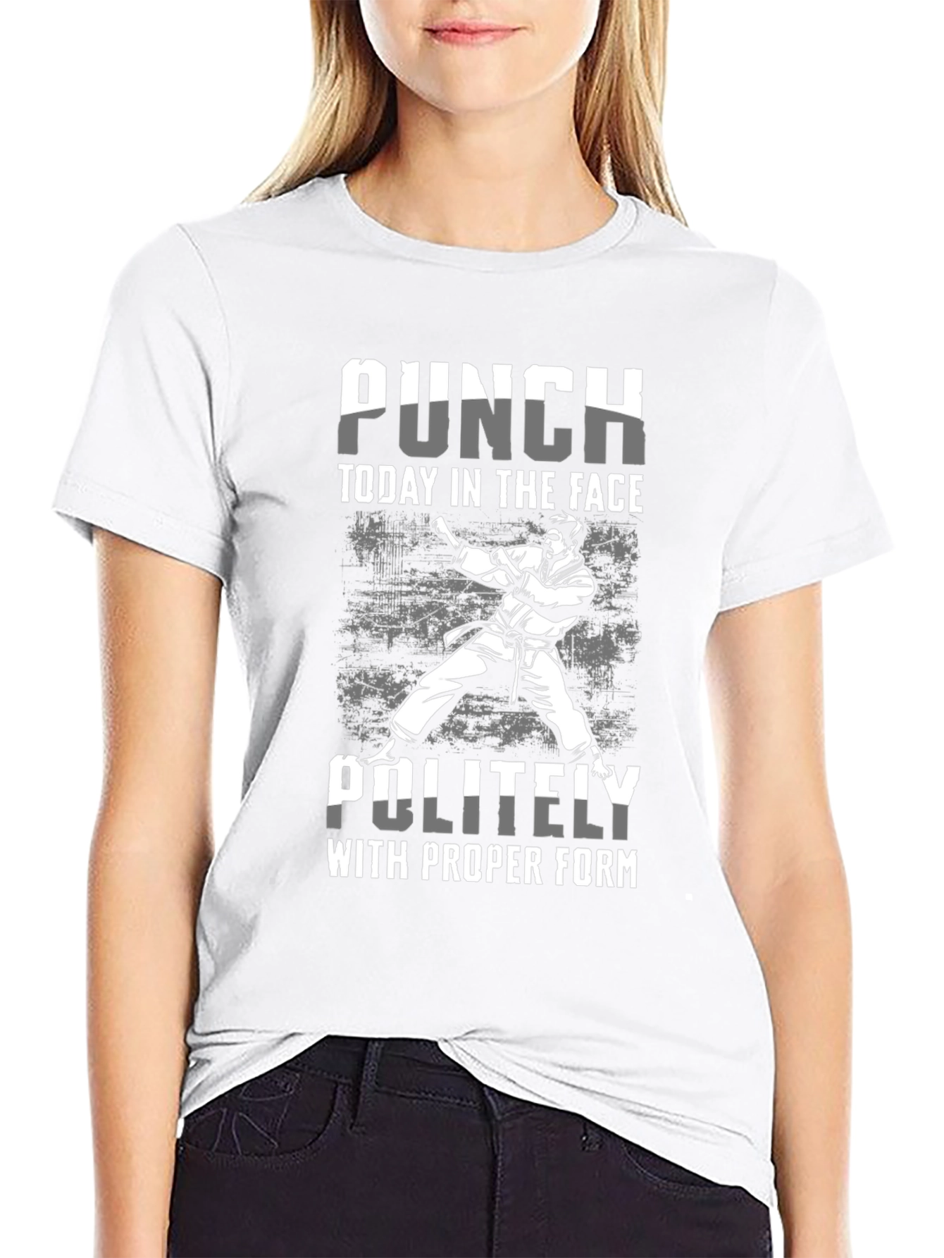 Punch Today T-Shirt: Martial Arts Humor Tee