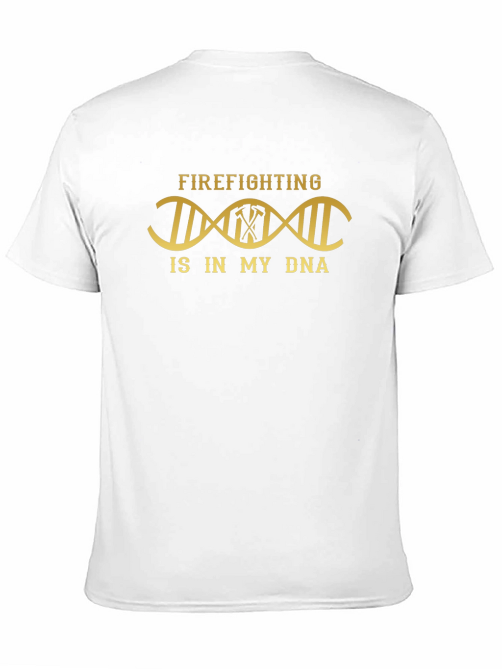 Firefighting DNA T-Shirt - Black Cotton Tee