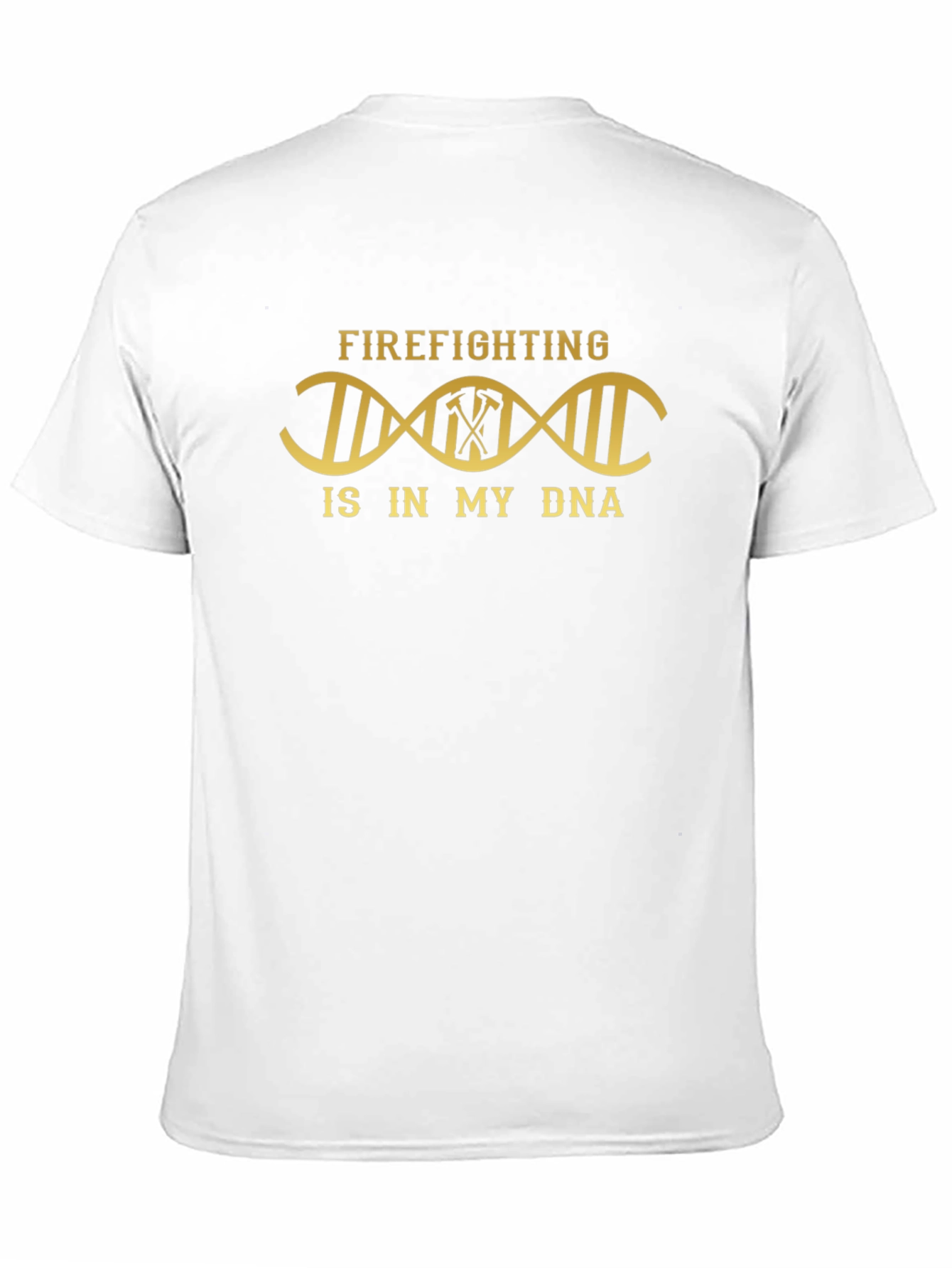 Firefighting DNA T-Shirt - Black Cotton Tee