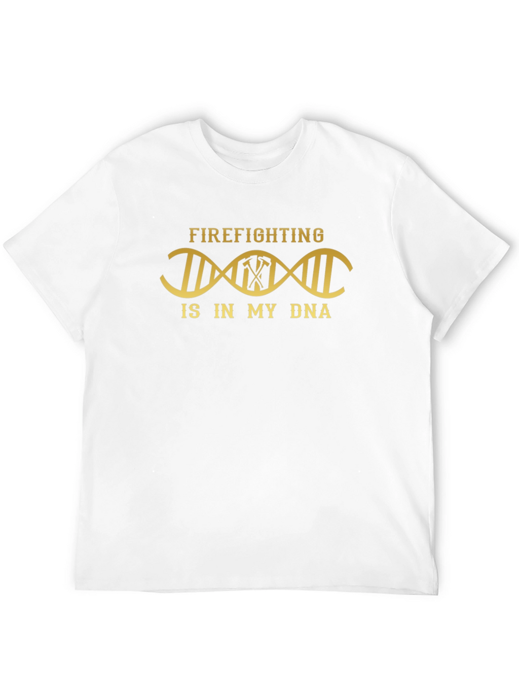 Firefighting DNA T-Shirt - Black Cotton Tee