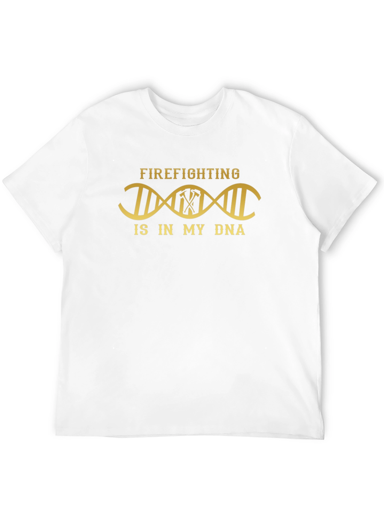 Firefighting DNA T-Shirt - Black Cotton Tee