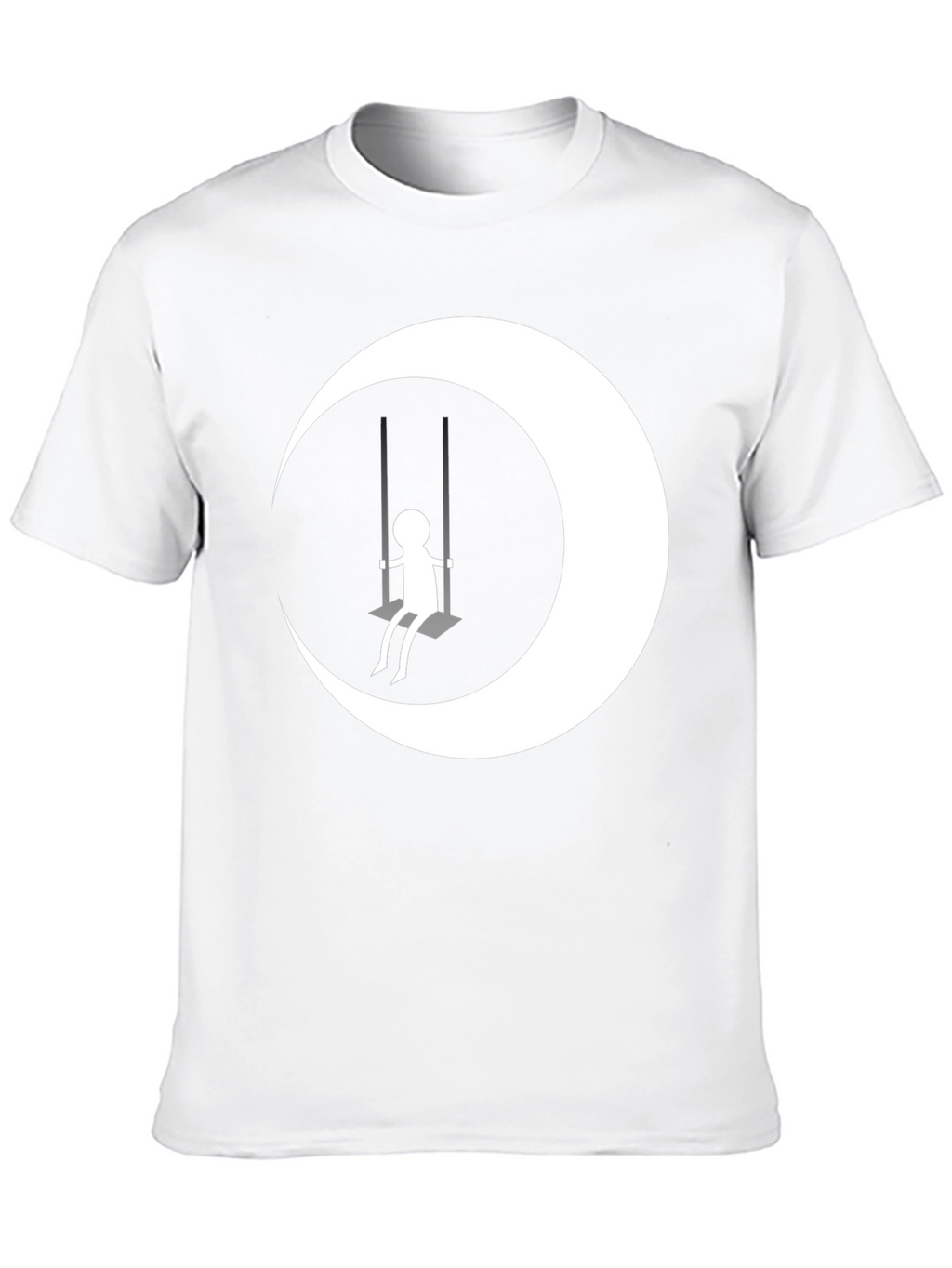 Moon Swing Graphic T-Shirt - Black